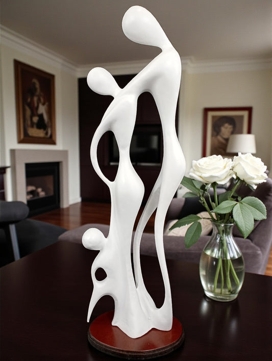Escultura decorativa moderna de la familia abstracta - Arte Atilano