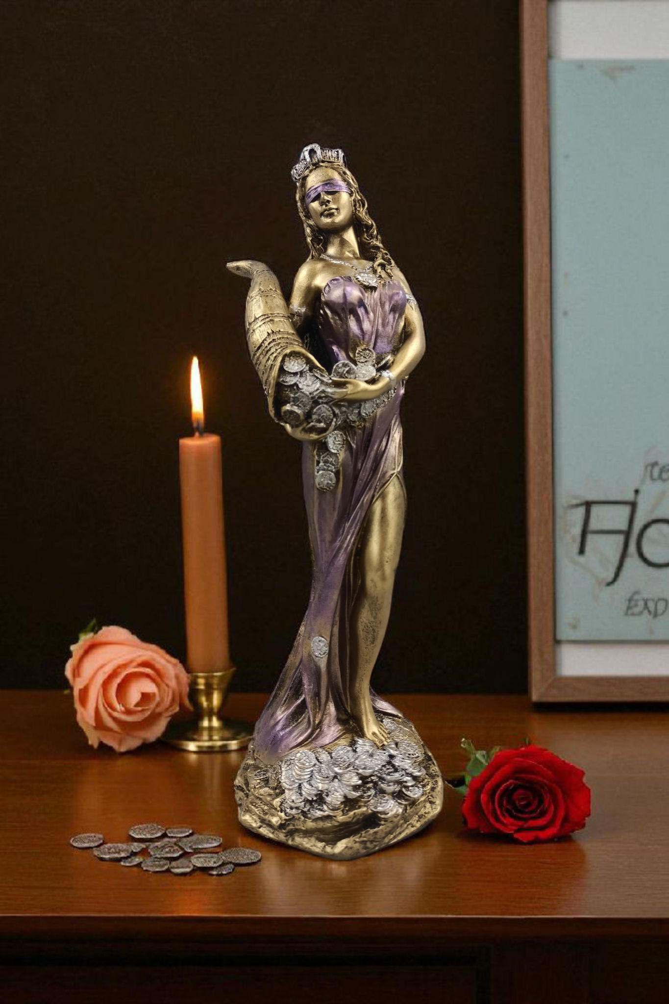 Figura de Abundia / Diosa Fortuna