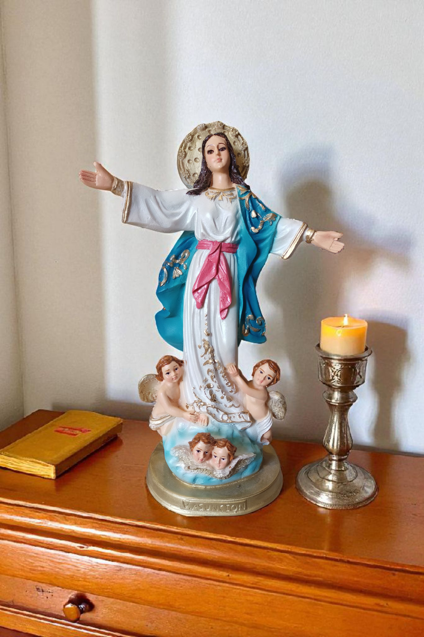 Virgen de la Asunción – Imagen en Resina de 30 cm