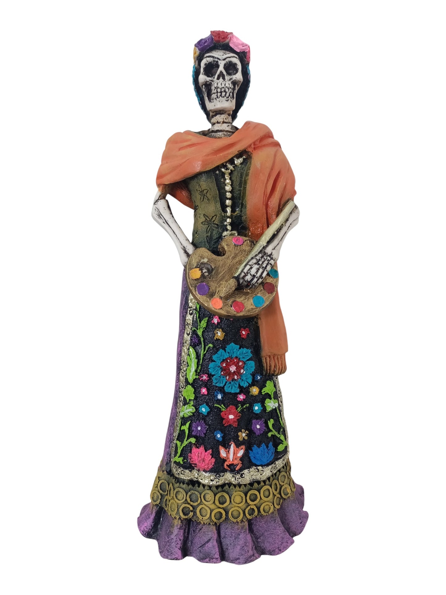 Catrina Frida de 30 cm día de muertos decoracion