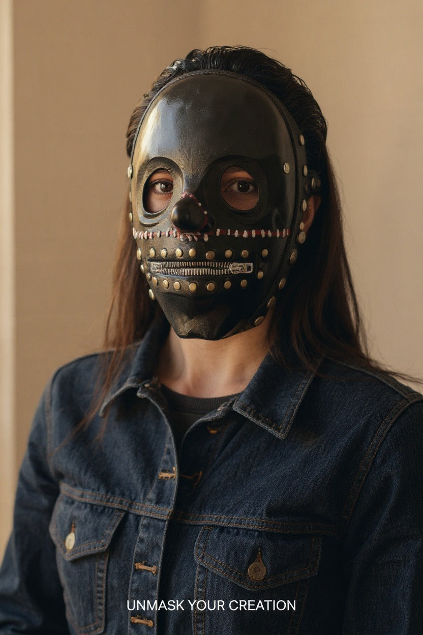 Máscara de Pinocho Oscura | Máscara Decorativa de Terror en Resina