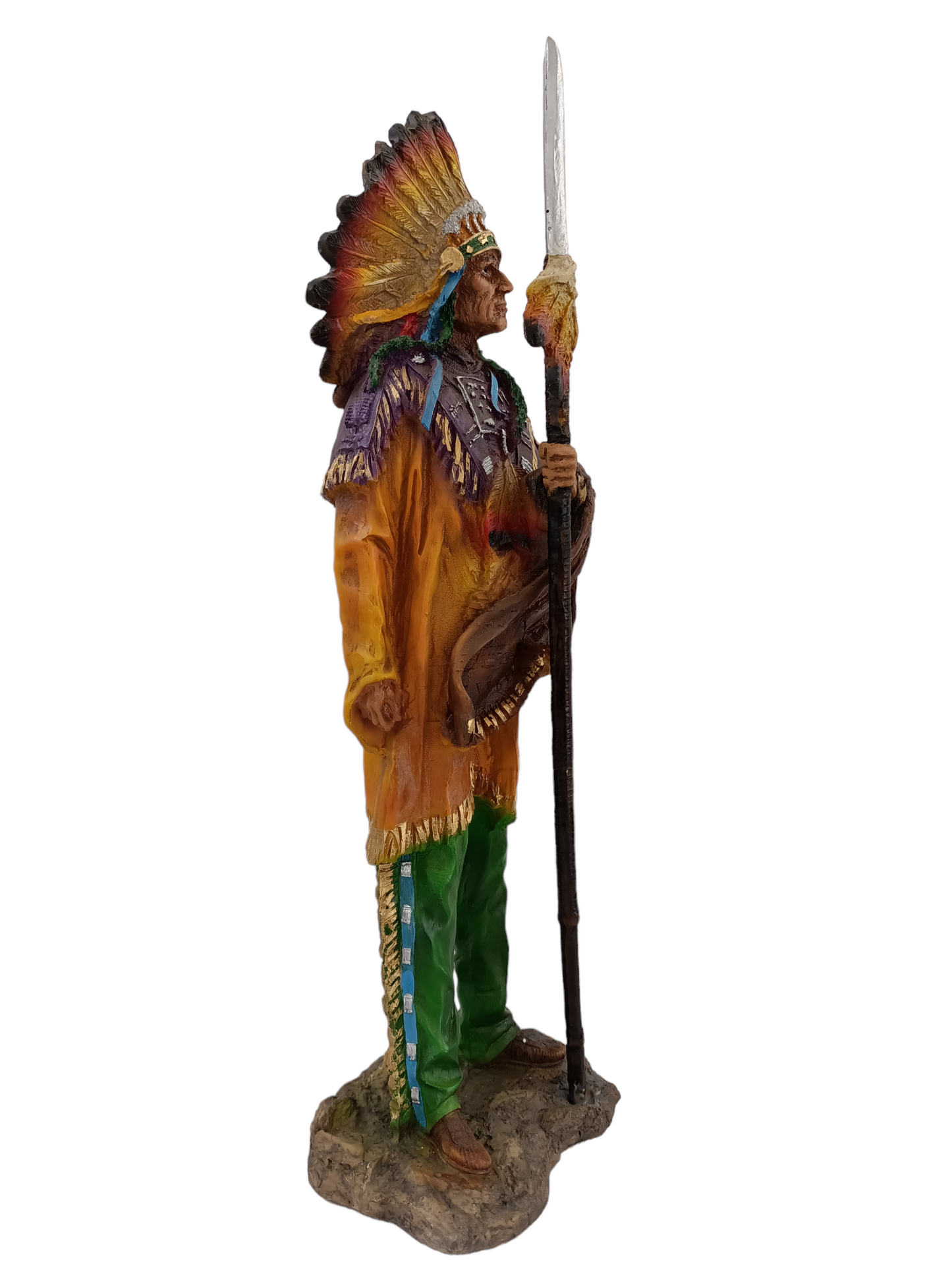 indio nativo americano decorativo 50 cm guerrero geronimo
