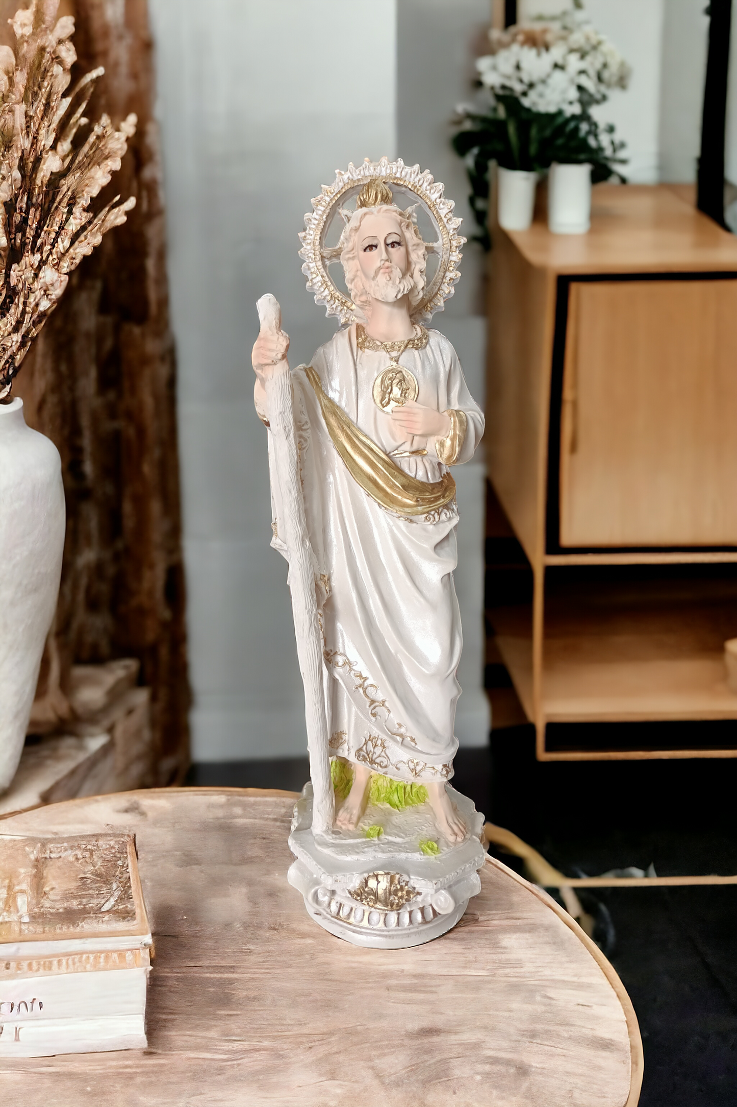 San Judas Tadeo de 50 cm en Resina – Protector de las Causas Difíciles