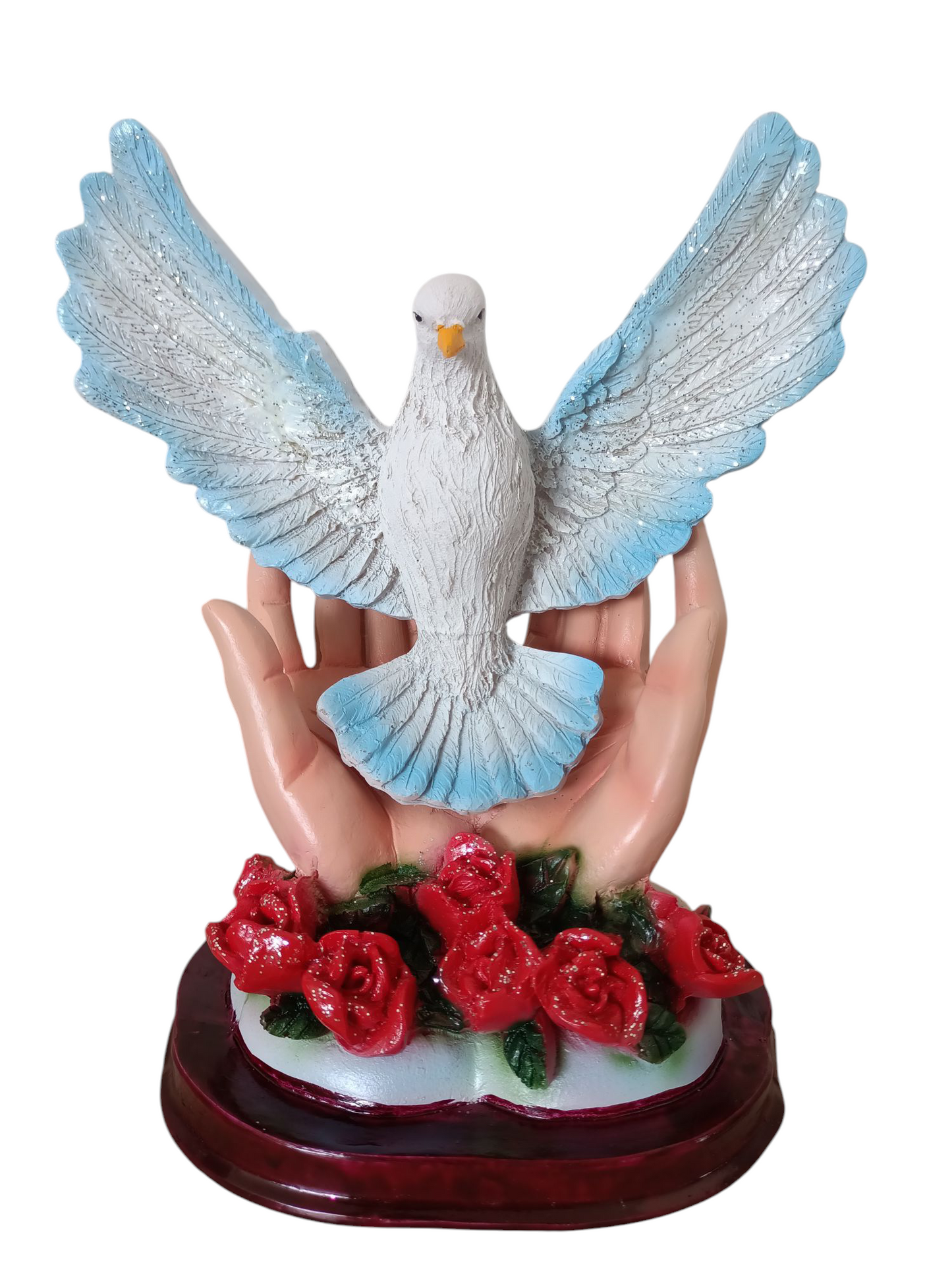 Escultura Mano Poderosa de Dios con Paloma – Símbolo de Bendición y Paz Espiritual