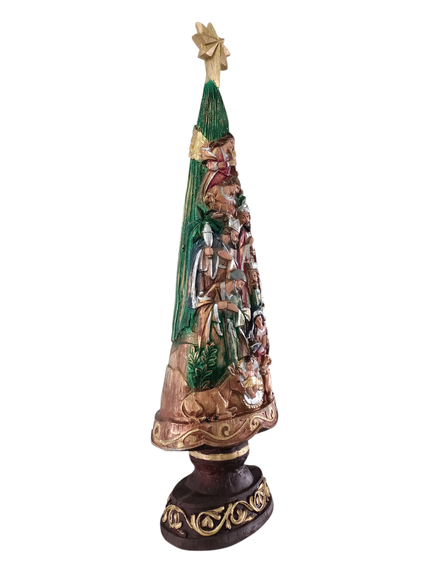 Árbol Navideño con Pesebre y Nacimiento – 75 cm