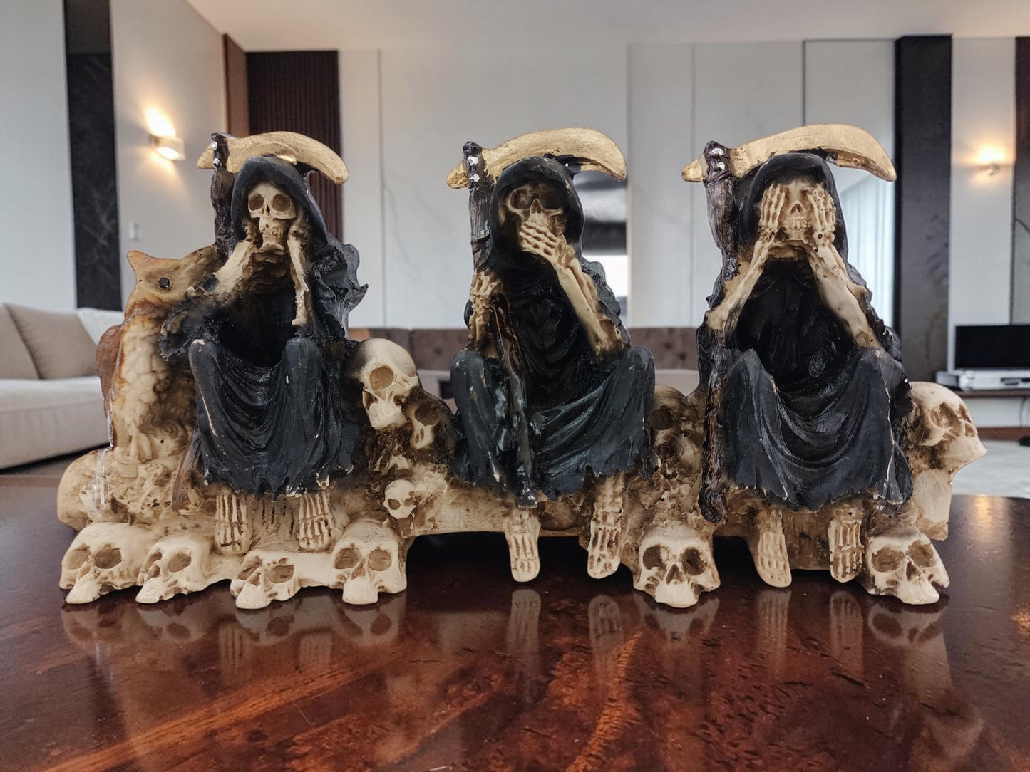Niña Blanca Santísima Muerte Santa 3 Virtudes Pequeña