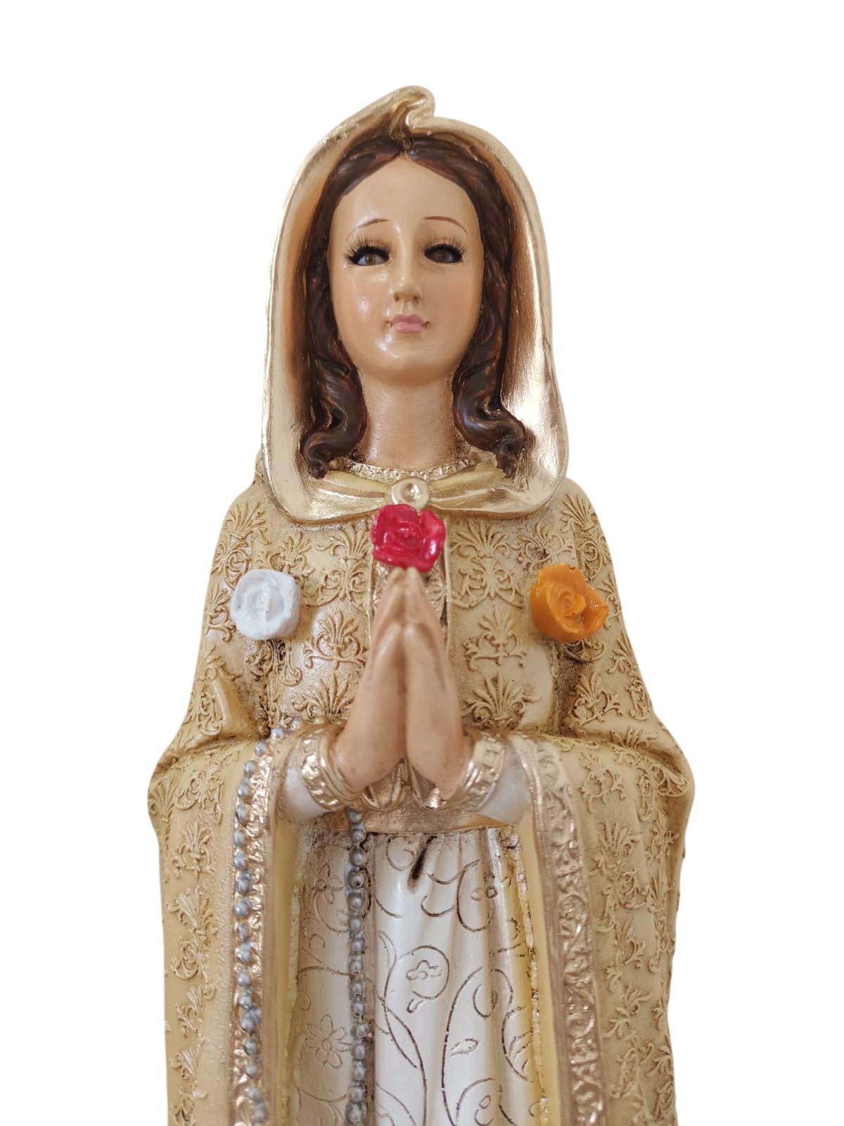Virgen de la Rosa Mística – Amor, Protección y Milagros | 30 cm