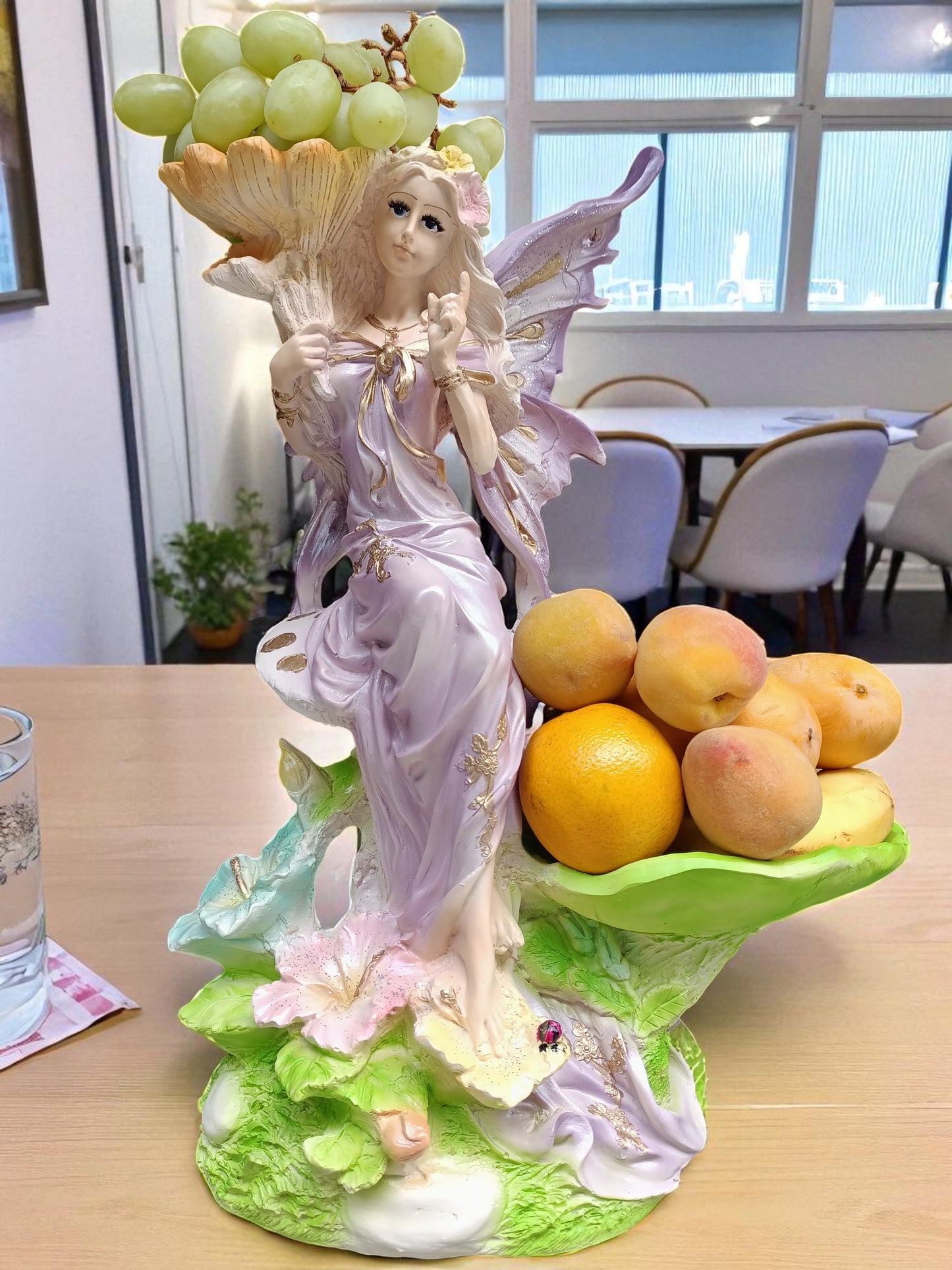 Hada decorativa para centro de mesa haditas fruteros