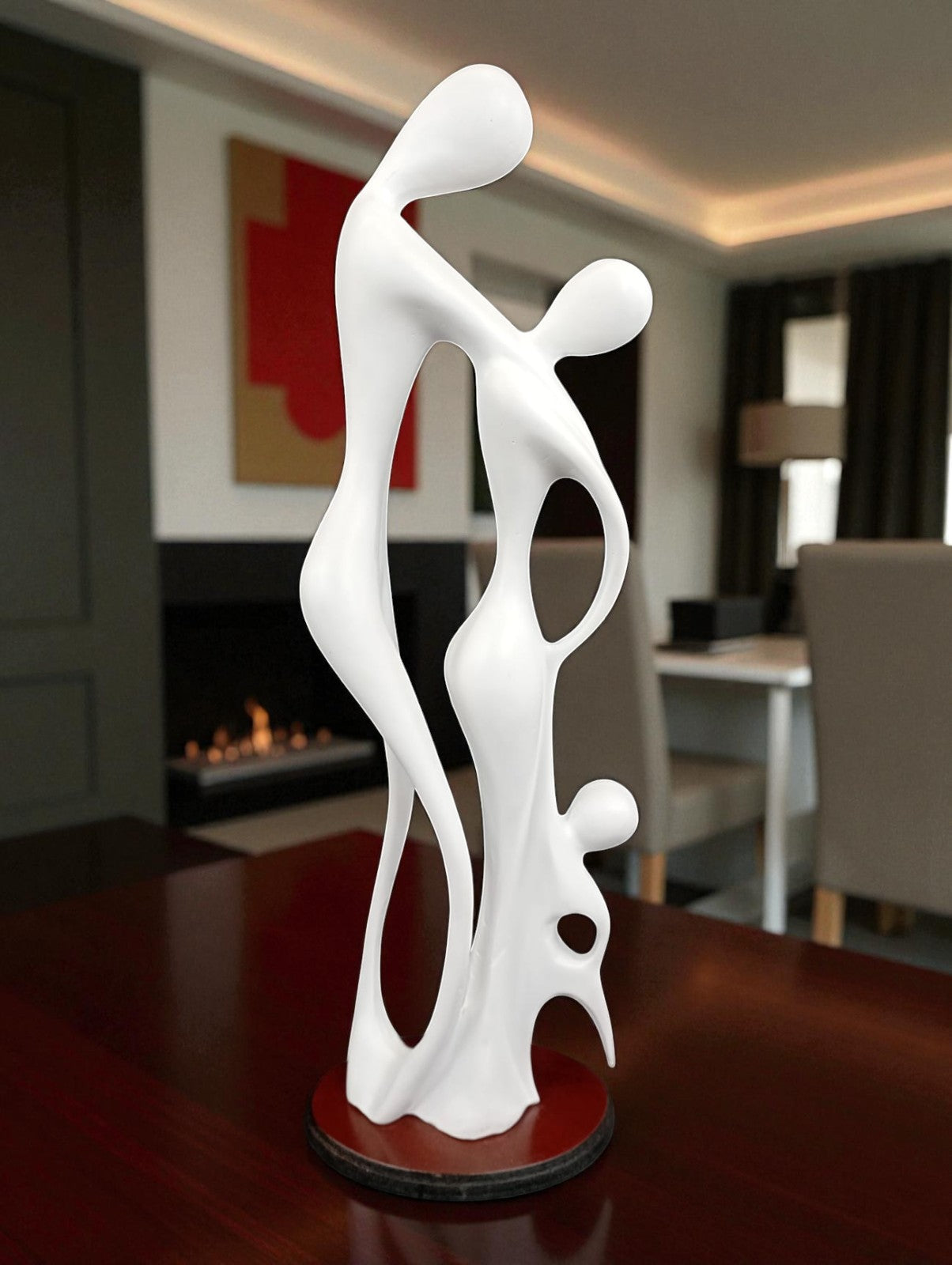 Escultura decorativa moderna de la familia abstracta - Arte Atilano