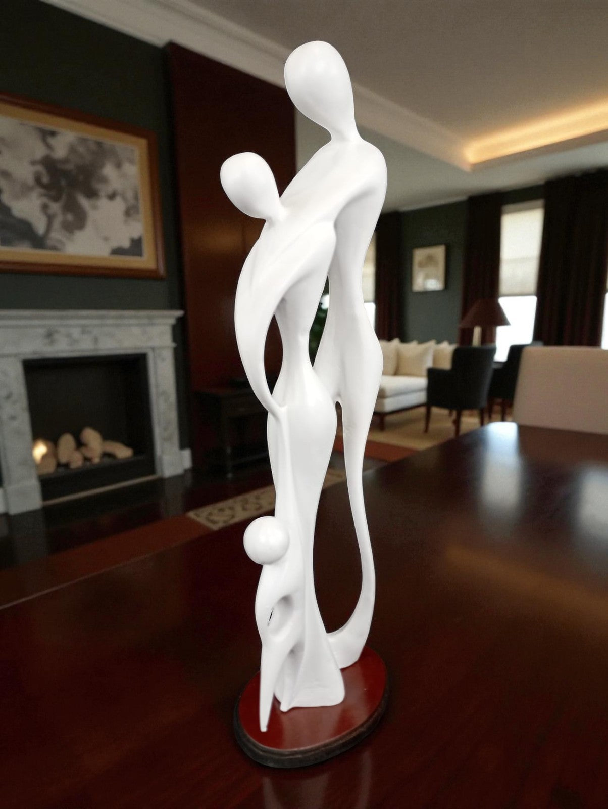 Escultura decorativa moderna de la familia abstracta - Arte Atilano