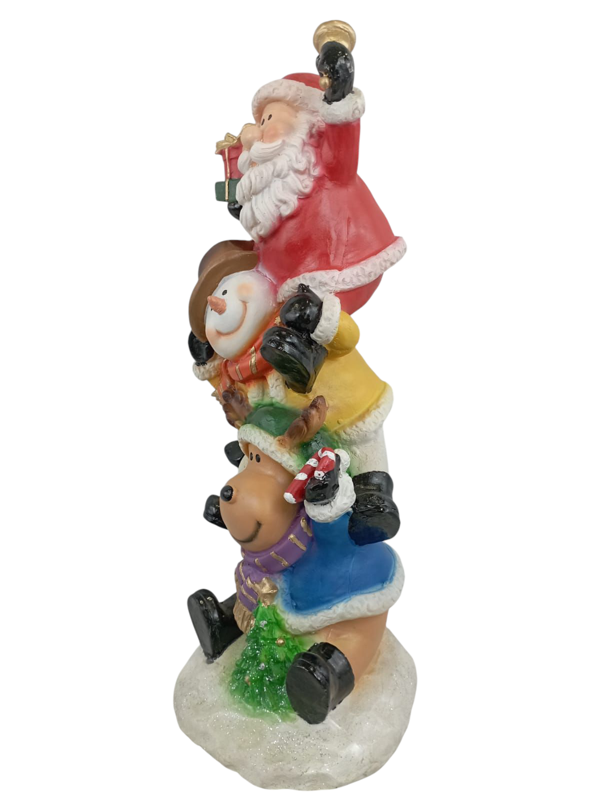 Adornos decorativos navideños santa Claus papa Noel muñeco de nieve reno ciervo navideño