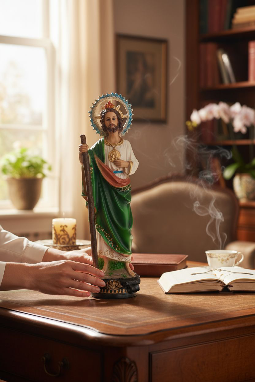 Escultura de san judas Tadeo Figura de 50 cm