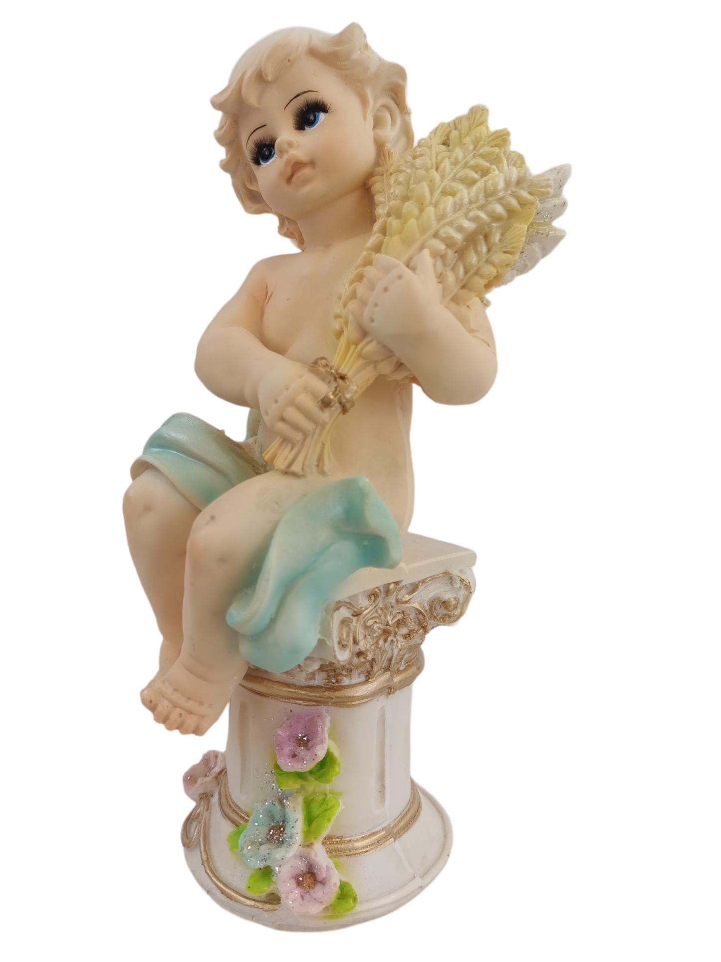 Dúo de Ángeles de la Abundancia – Prosperidad, Bendición y Armonía para tu Hogar (27 cm)