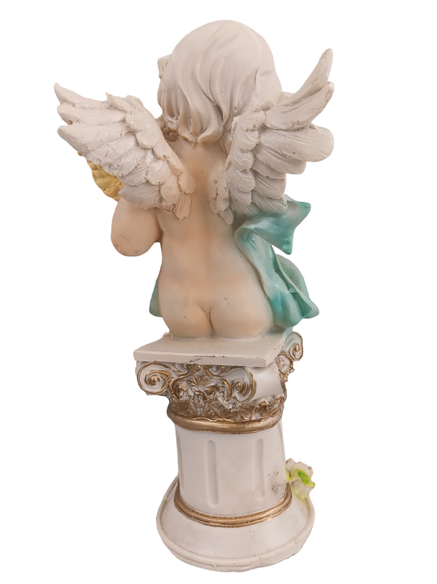 Dúo de Ángeles de la Abundancia – Prosperidad, Bendición y Armonía para tu Hogar (27 cm)