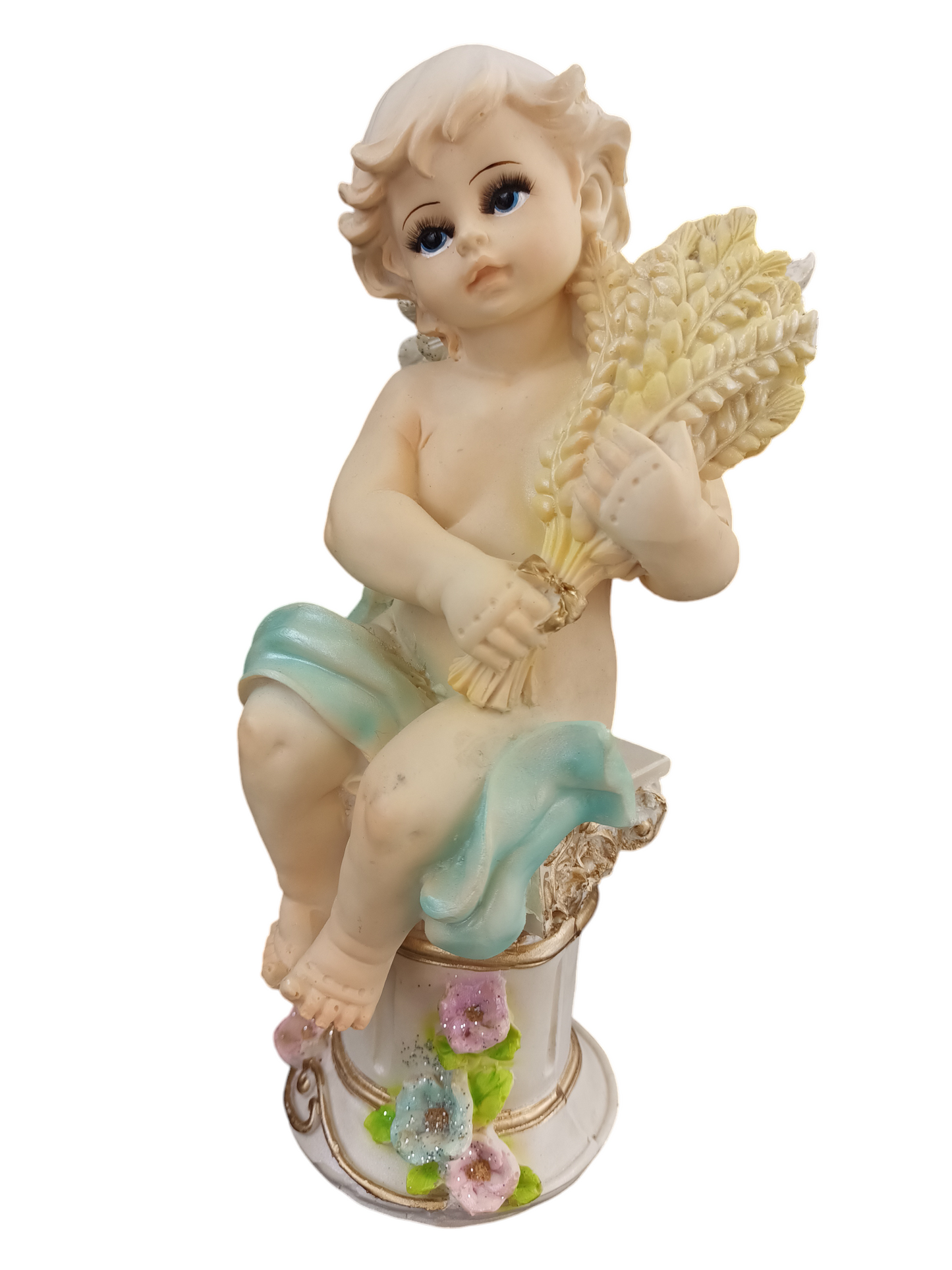 Dúo de Ángeles de la Abundancia – Prosperidad, Bendición y Armonía para tu Hogar (27 cm)