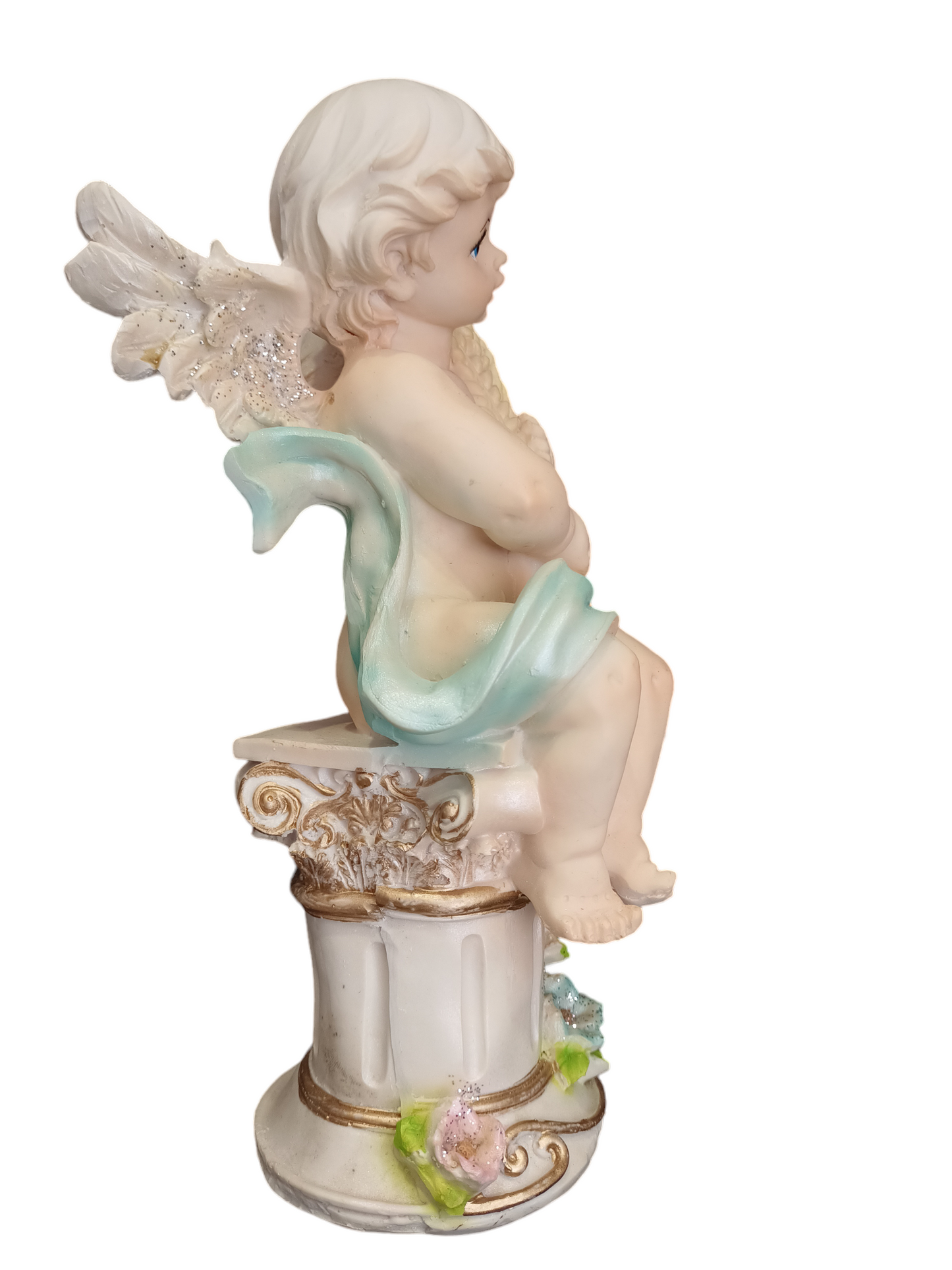 Dúo de Ángeles de la Abundancia – Prosperidad, Bendición y Armonía para tu Hogar (27 cm)