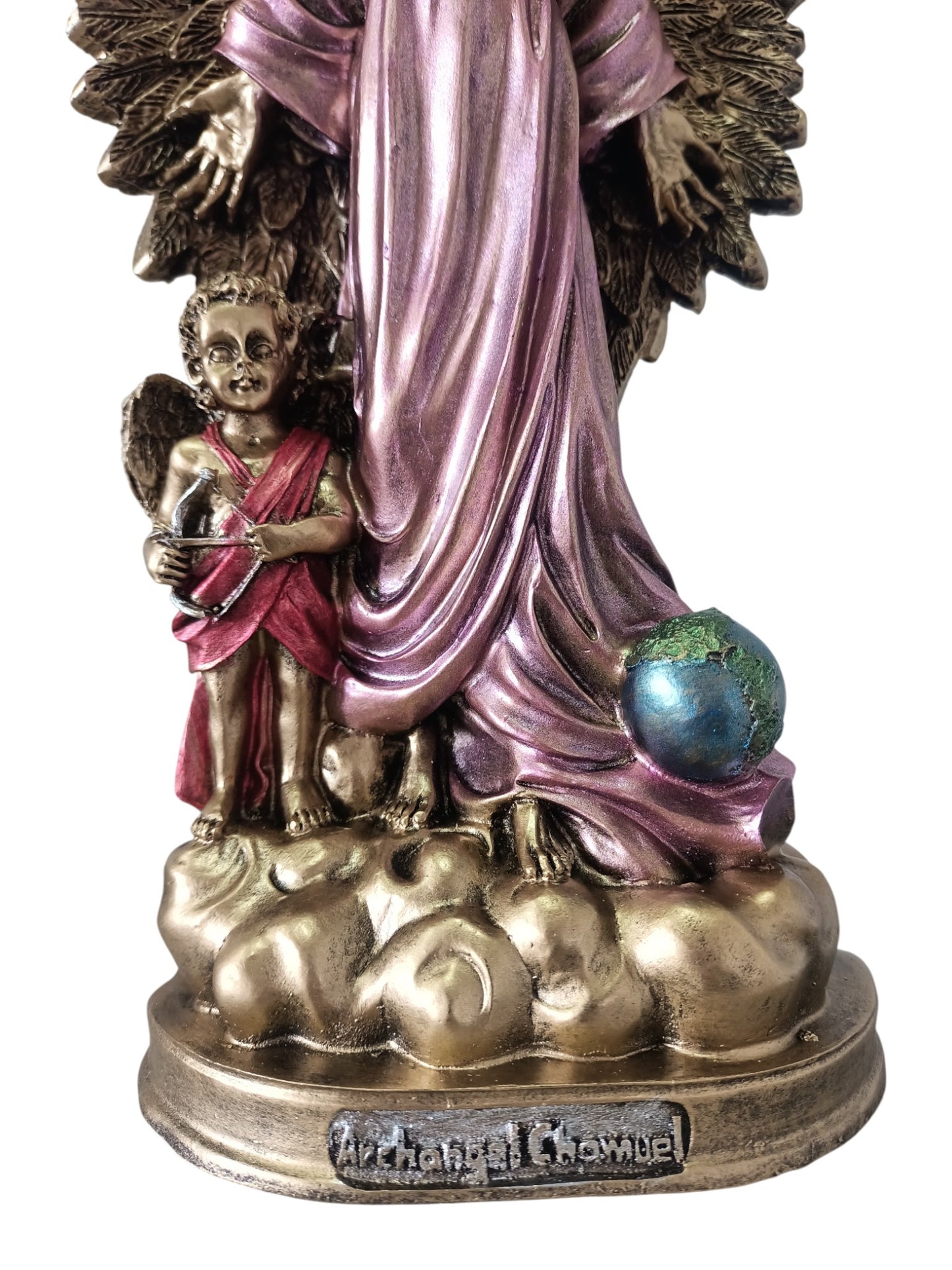Arcángel Chamuel – Amor, Paz y Armonía | Escultura Decorativa 30 cm
