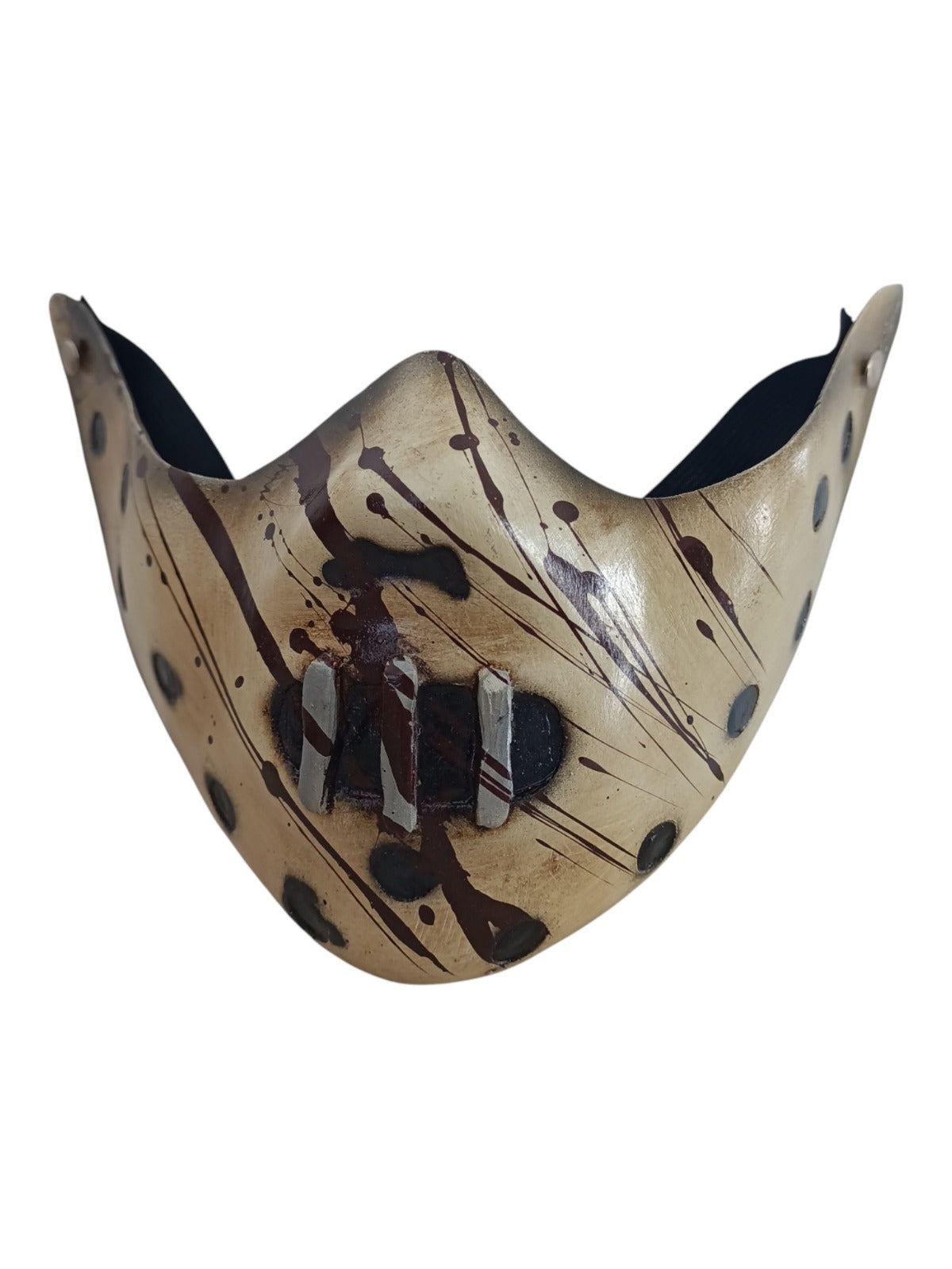 Bozal Disfraz Hannibal Lecter – Máscara Decorativa de Terror 21 cm | Accesorio para Halloween y Coleccionistas