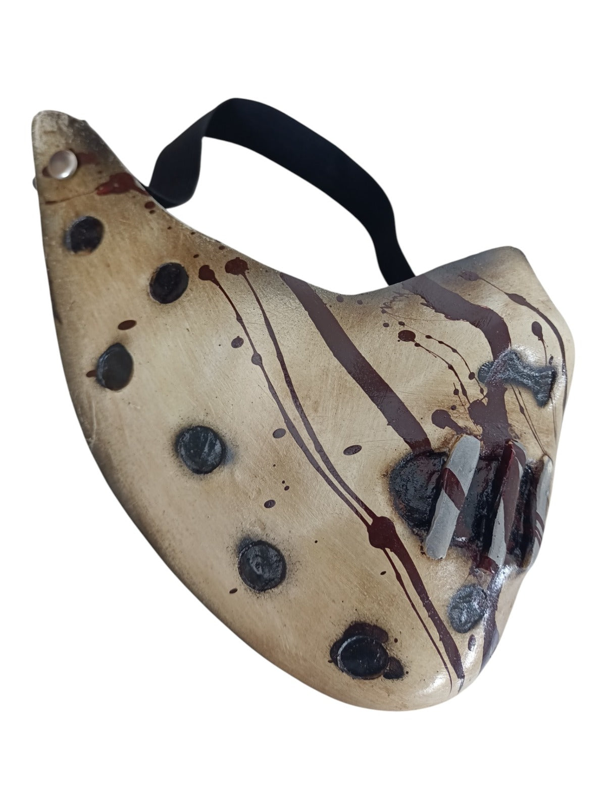 Bozal Disfraz Hannibal Lecter – Máscara Decorativa de Terror 21 cm | Accesorio para Halloween y Coleccionistas