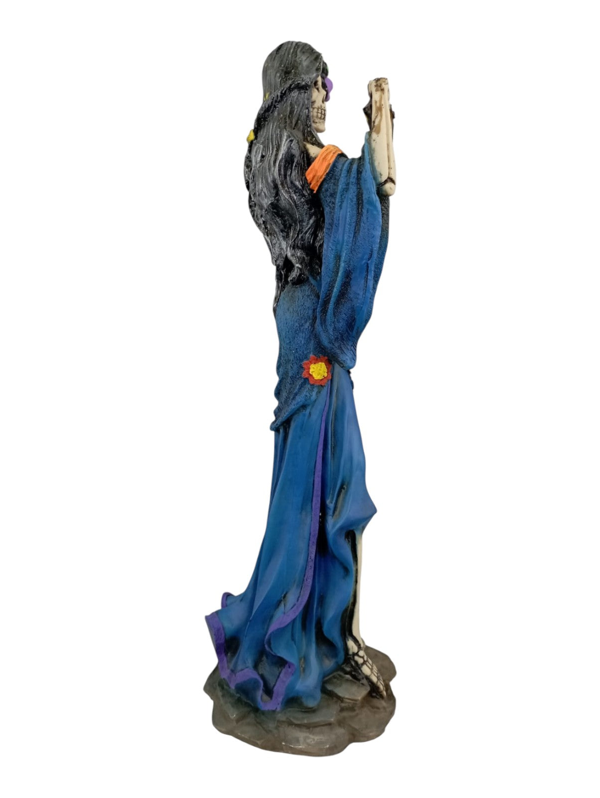 Catrinas de la Luz Decorative Catrines for Day of the Dead, 50 cm, Handmade Mexican Resin Figures (Large) 
