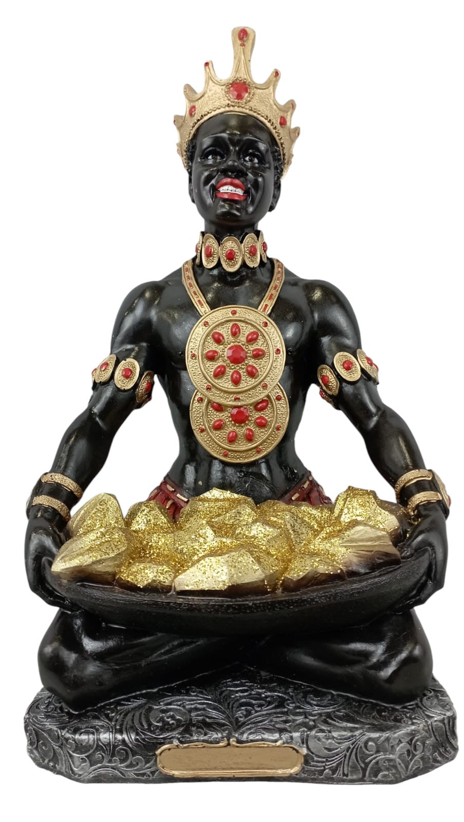 Estatua de Changó Macho – Orisha del Poder y la Abundancia 30 cm