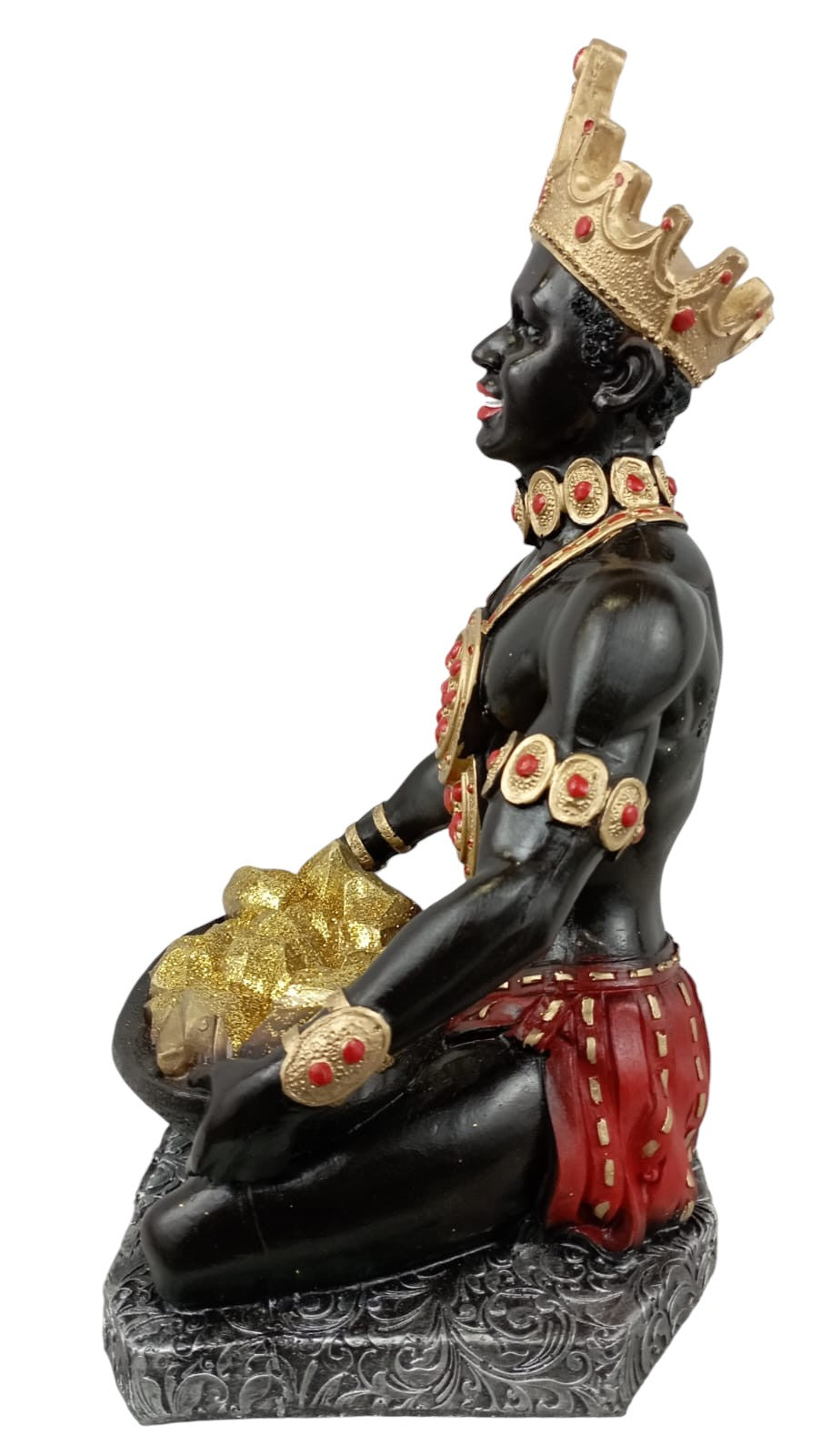 Estatua de Changó Macho – Orisha del Poder y la Abundancia 30 cm