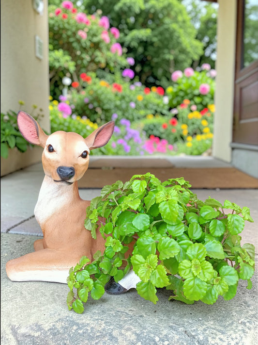 Cierva Macetera Decorativa – Maceta Decoración Natural para tu Hogar jardín terraza