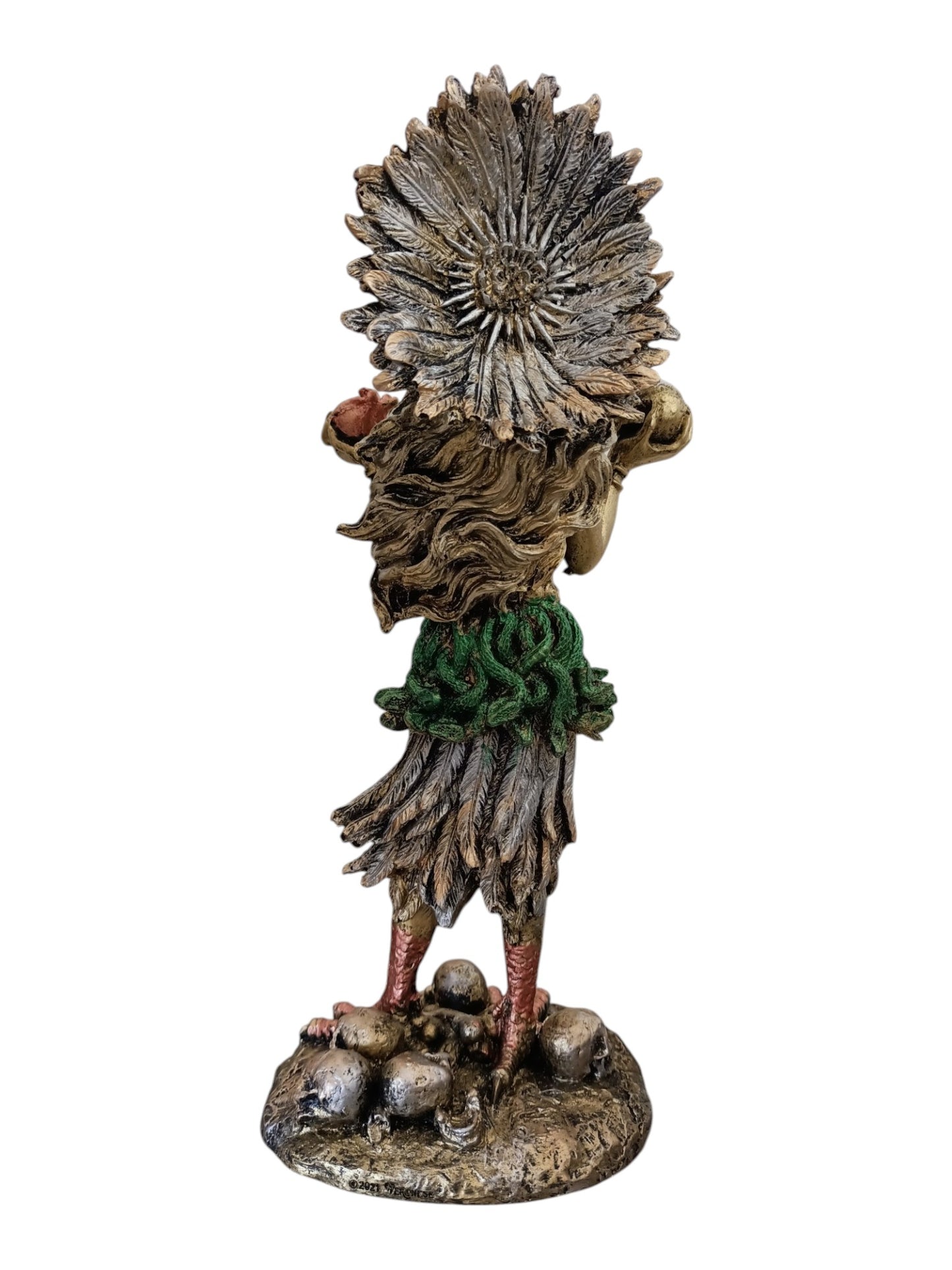 Coatlicue – Diosa Azteca de la Vida y la Muerte | Figura Decorativa en Resina 24 cm