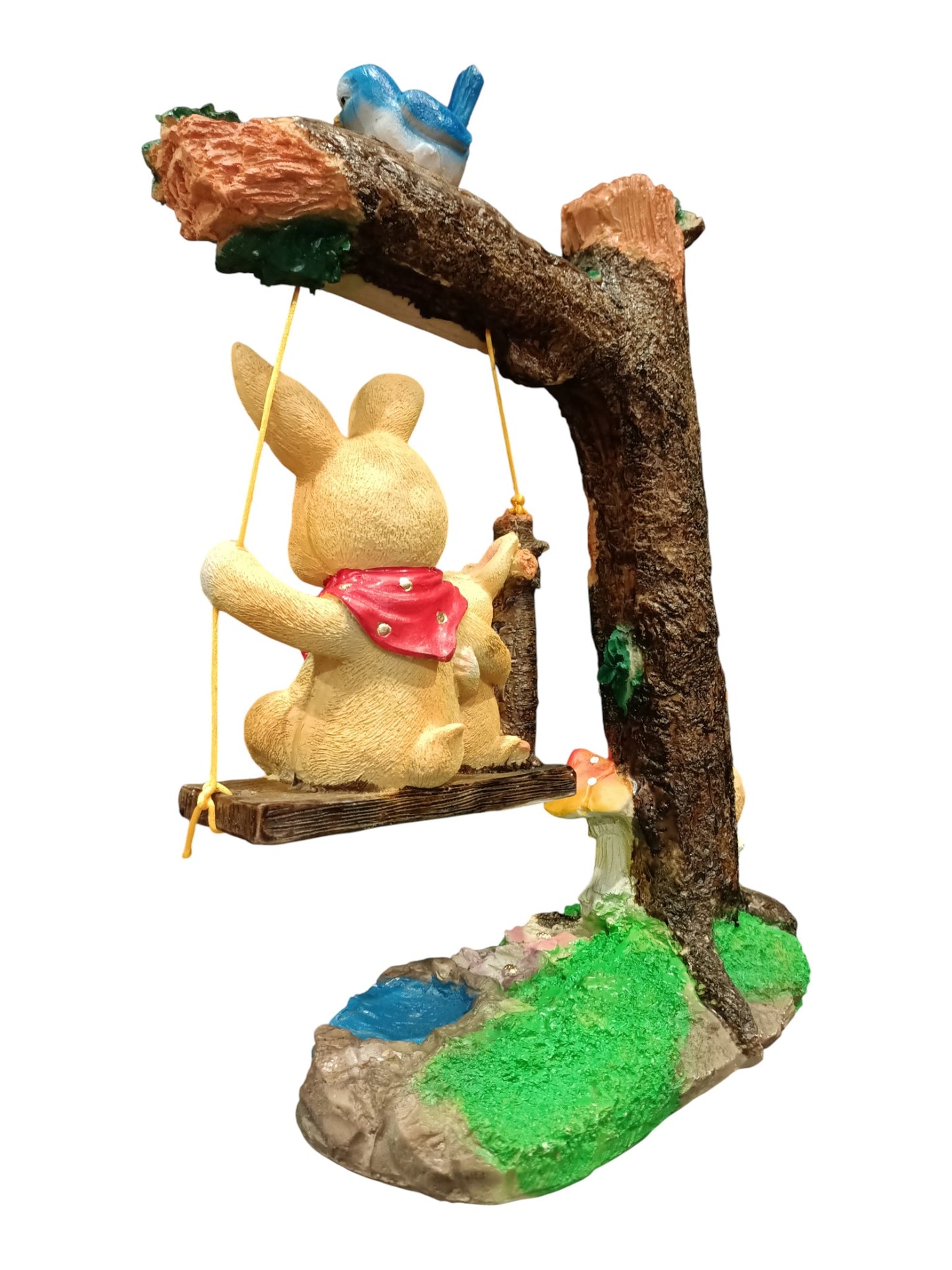 Figura Decorativa Conejitos Conejos – Adorno Artesanal para Hogar y Jardín