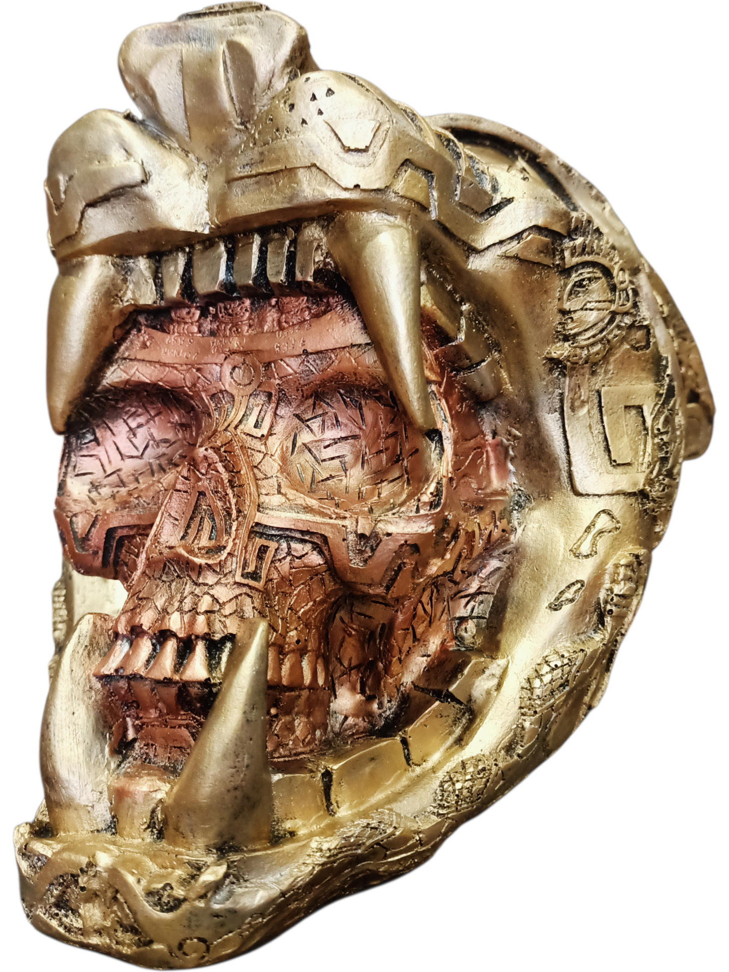 Cráneo Jaguar Ancestral – Poder, Misticismo y Presencia Imponente
