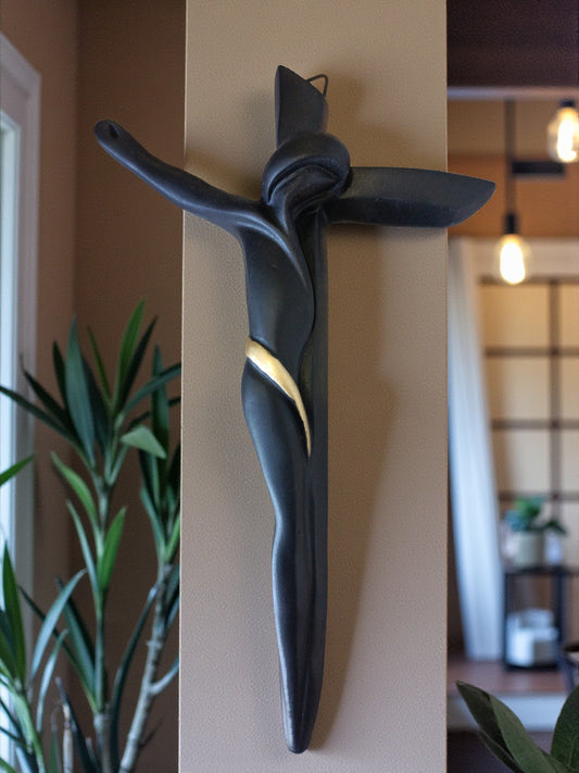 Cristo Dalí Mini Escultura Decorativa de Resina – Arte Religioso Moderno