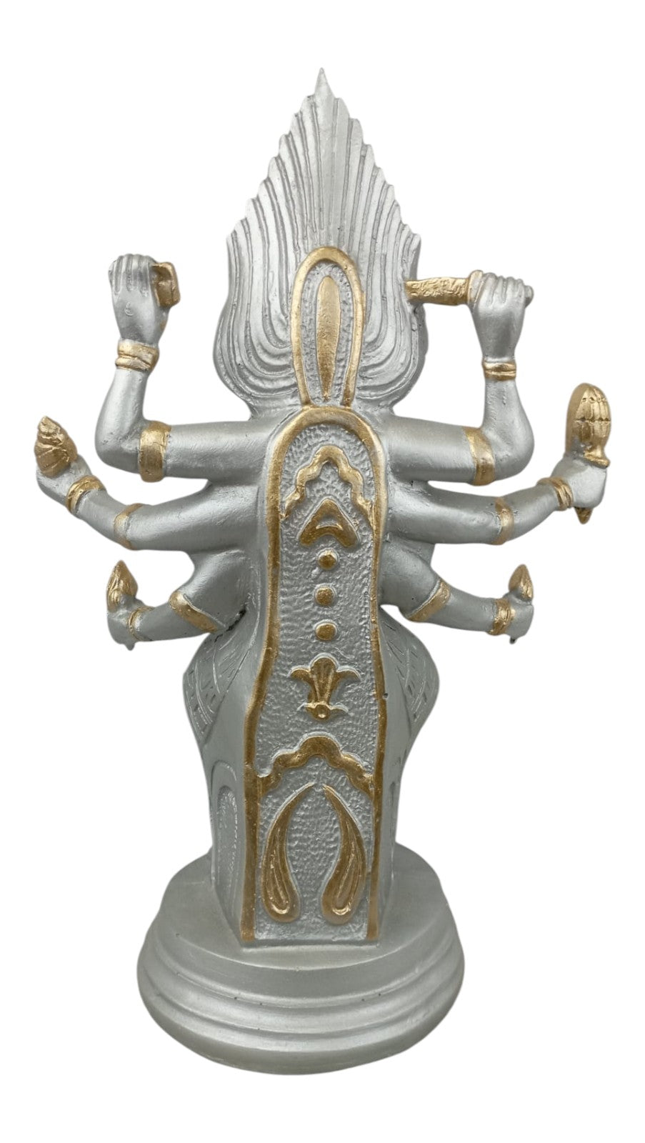 Escultura de la Diosa Kali Multibrazos – Estatua Espiritual en Resina 30 cm