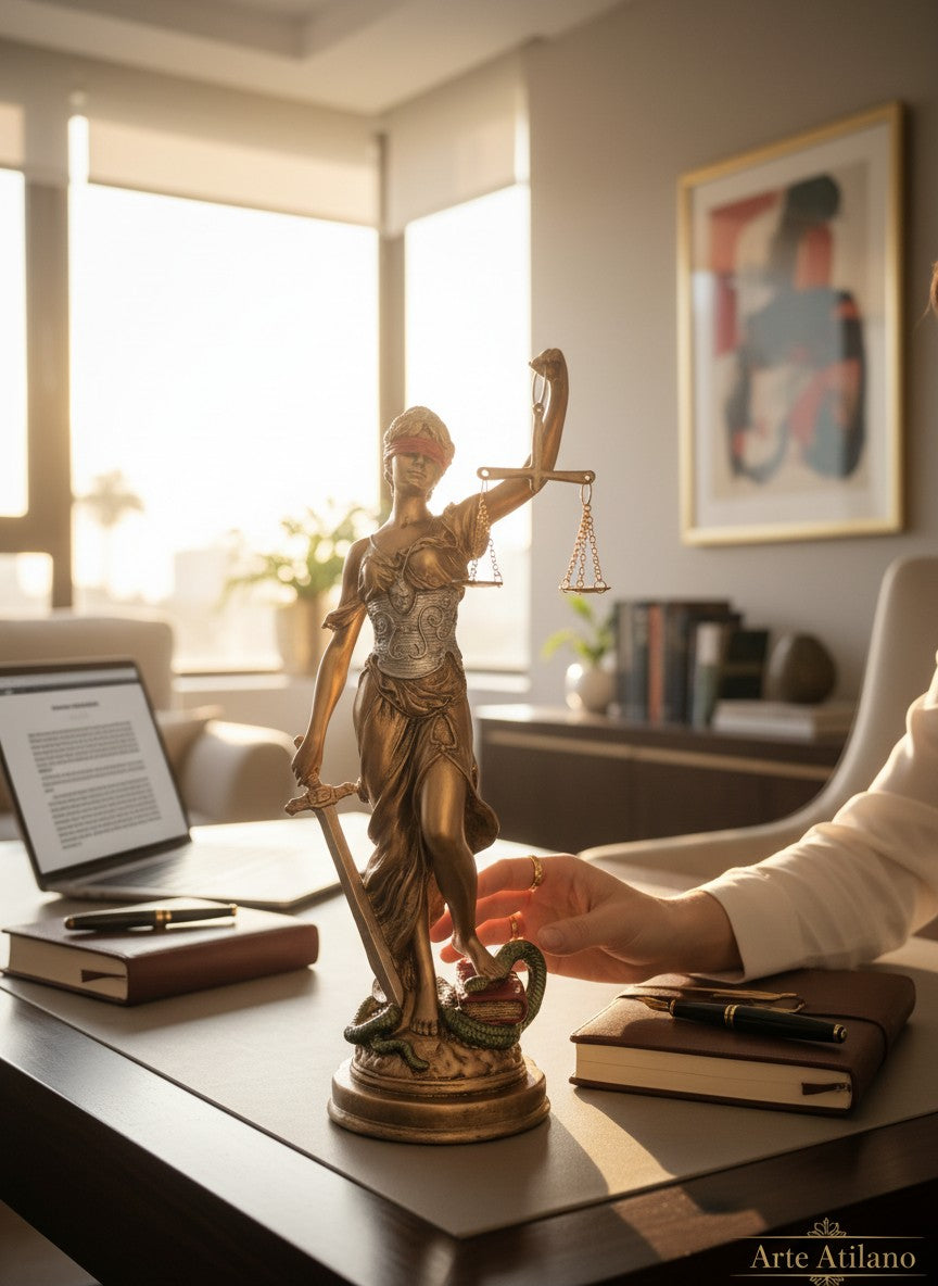 Themis con Balanza – Símbolo Supremo de Justicia y Equilibrio