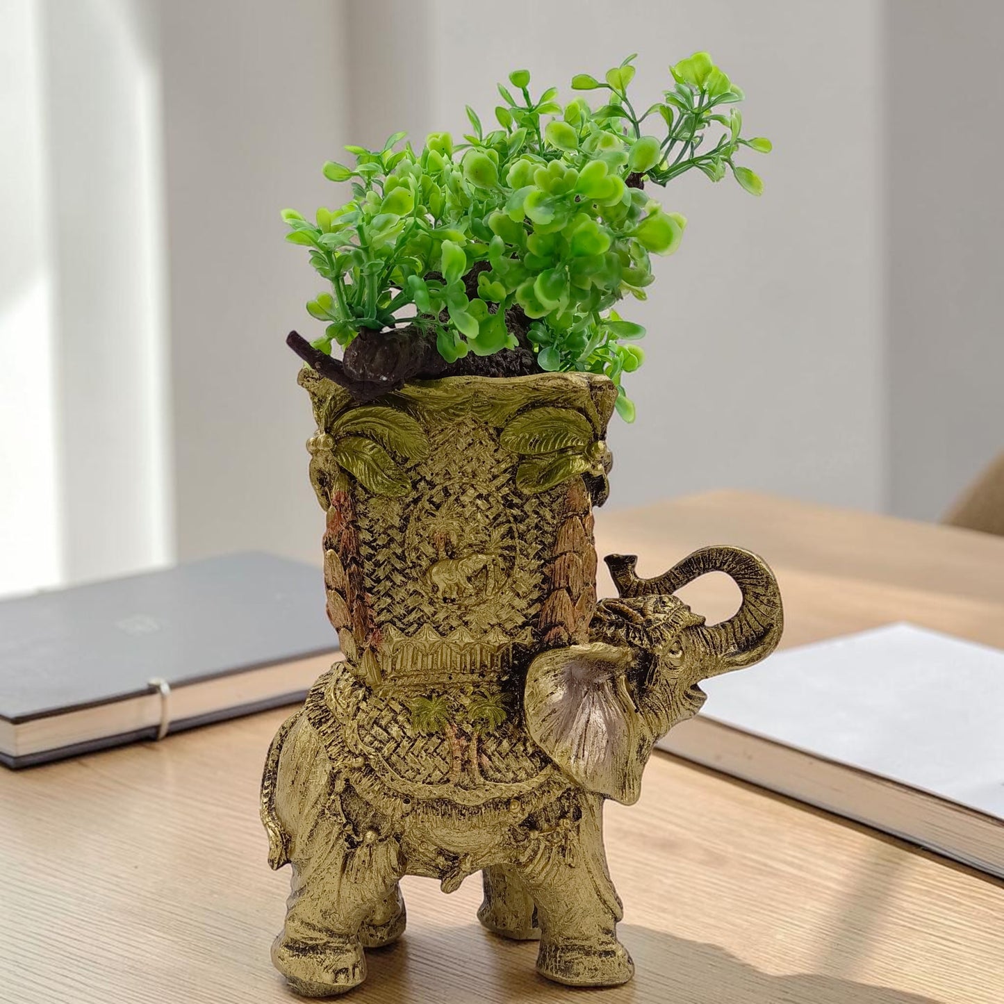 Elefante Macetero Decorativo – Abundancia, Vida y Armonía para tu Espacio