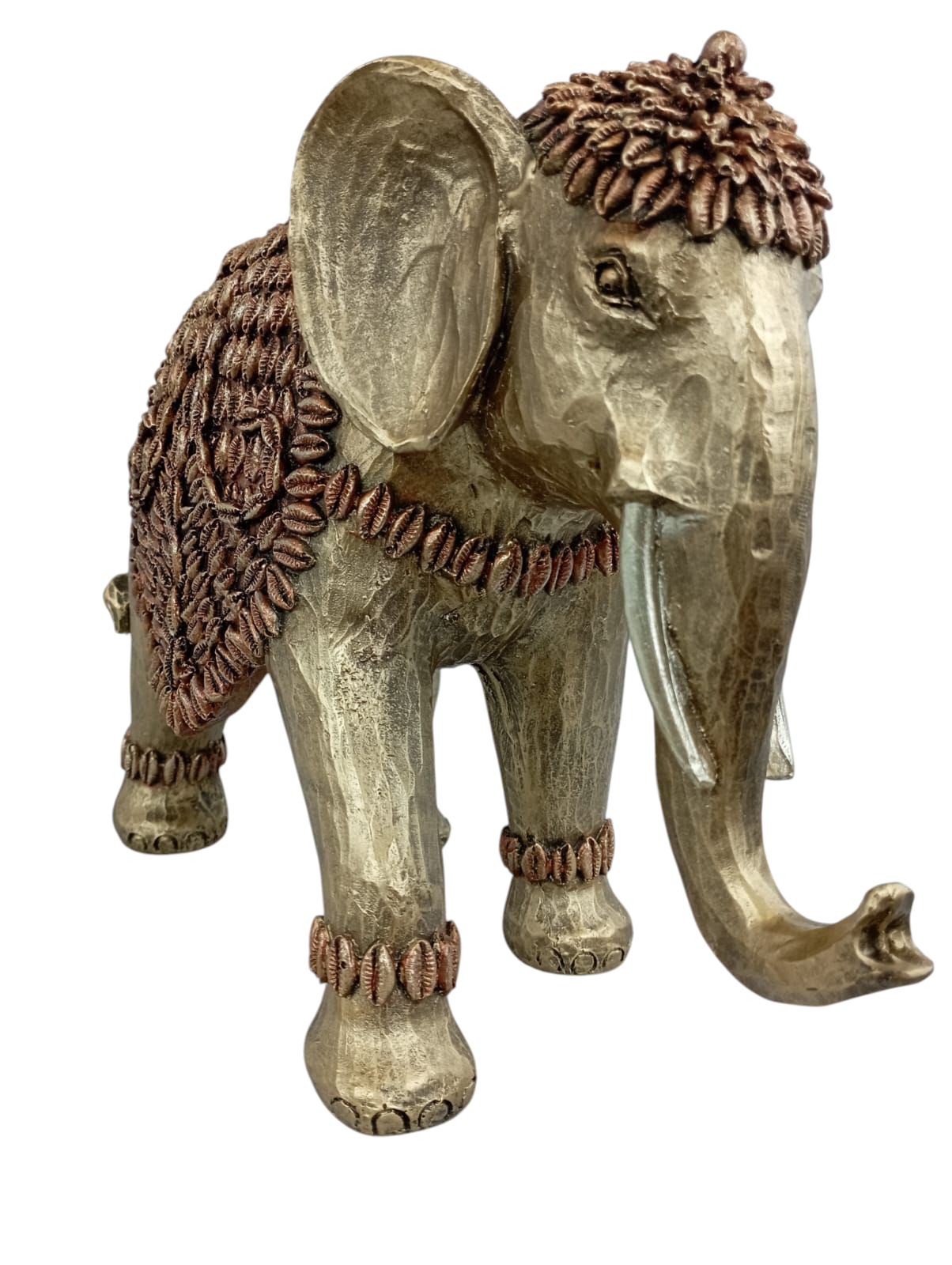 Elefante Artesanal de la Abundancia con Detalles Étnicos – Prosperidad, Protección y Elegancia