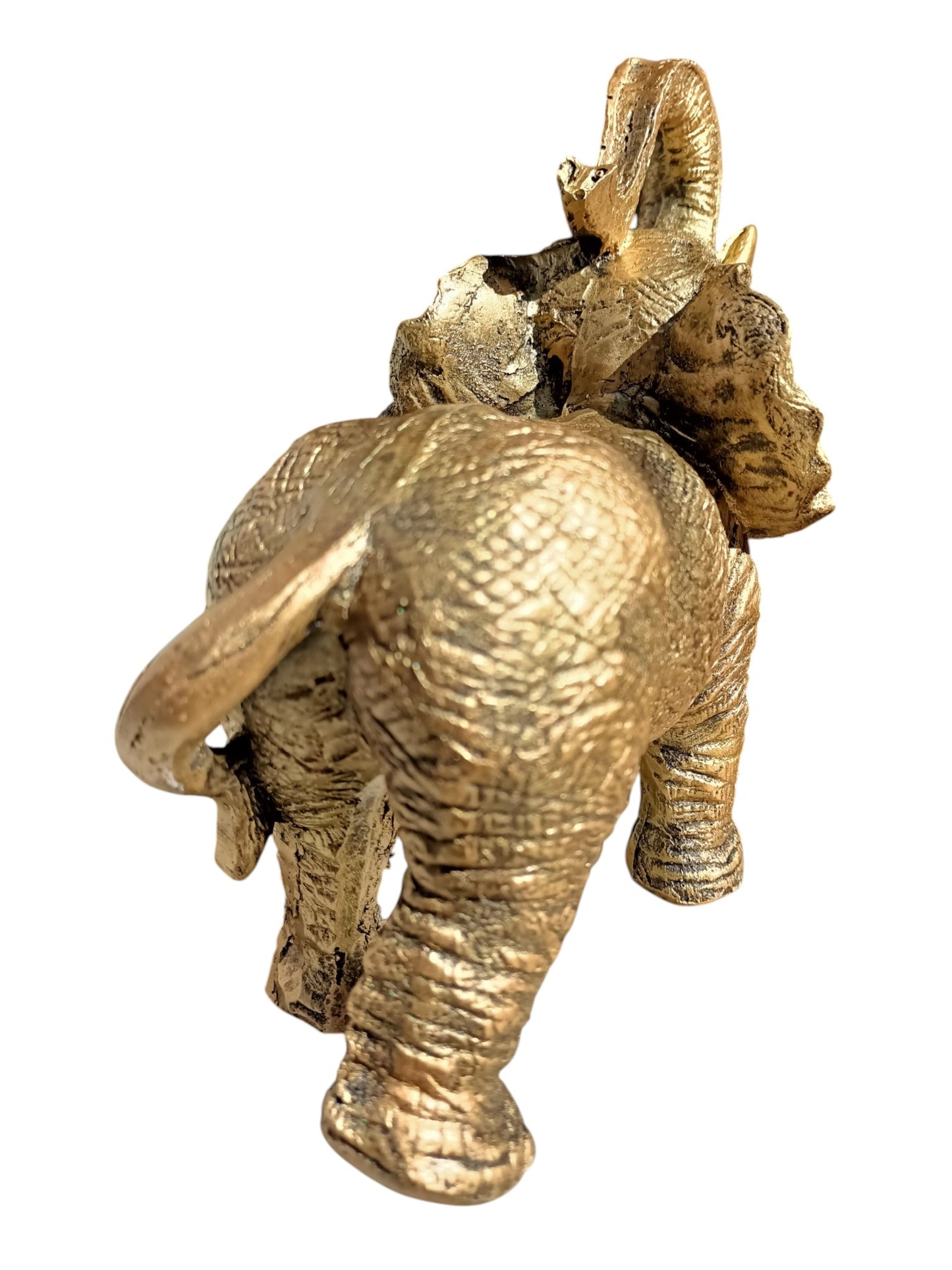 Elefante Dorado de la Abundancia – Símbolo de Suerte, Protección y Prosperidad