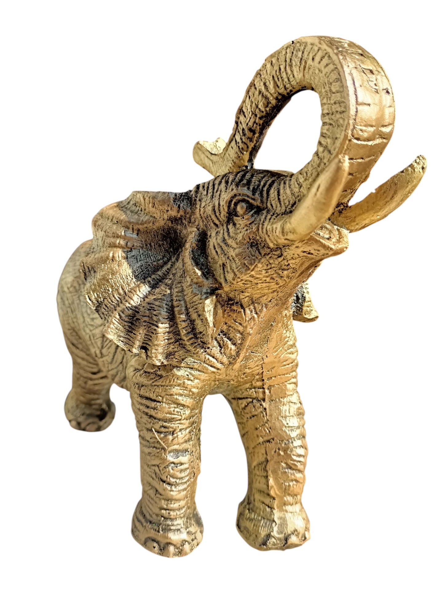 Elefante Dorado de la Abundancia – Símbolo de Suerte, Protección y Prosperidad