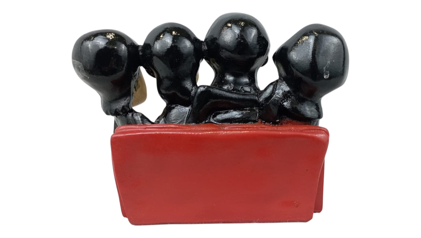 Figura decorativa The Beatles en sillón – Coleccionable icónico
