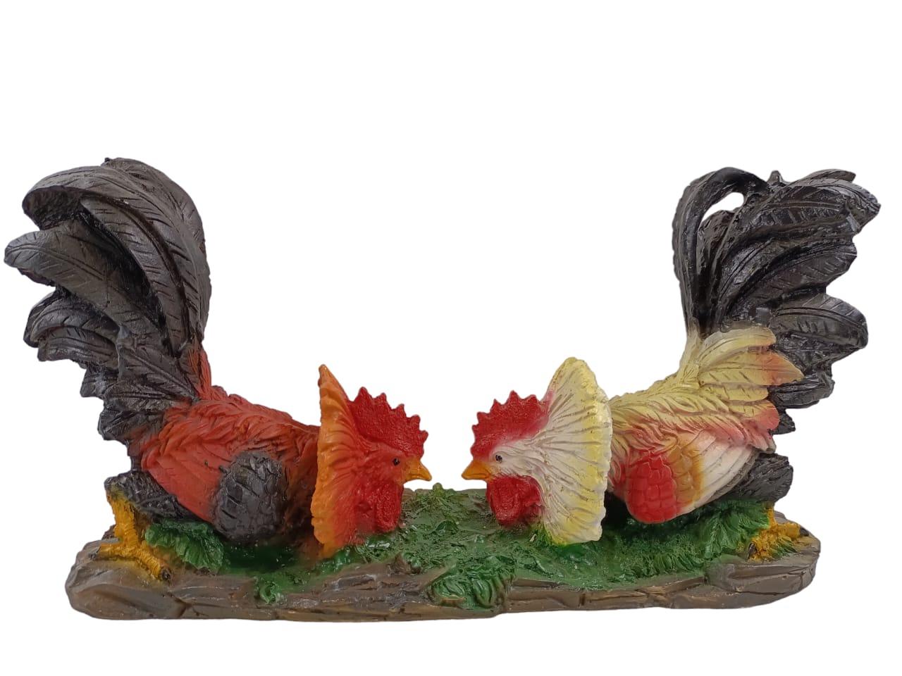 Pareja de Gallos Decorativos – Fuerza, Carácter y Espíritu de Victoria