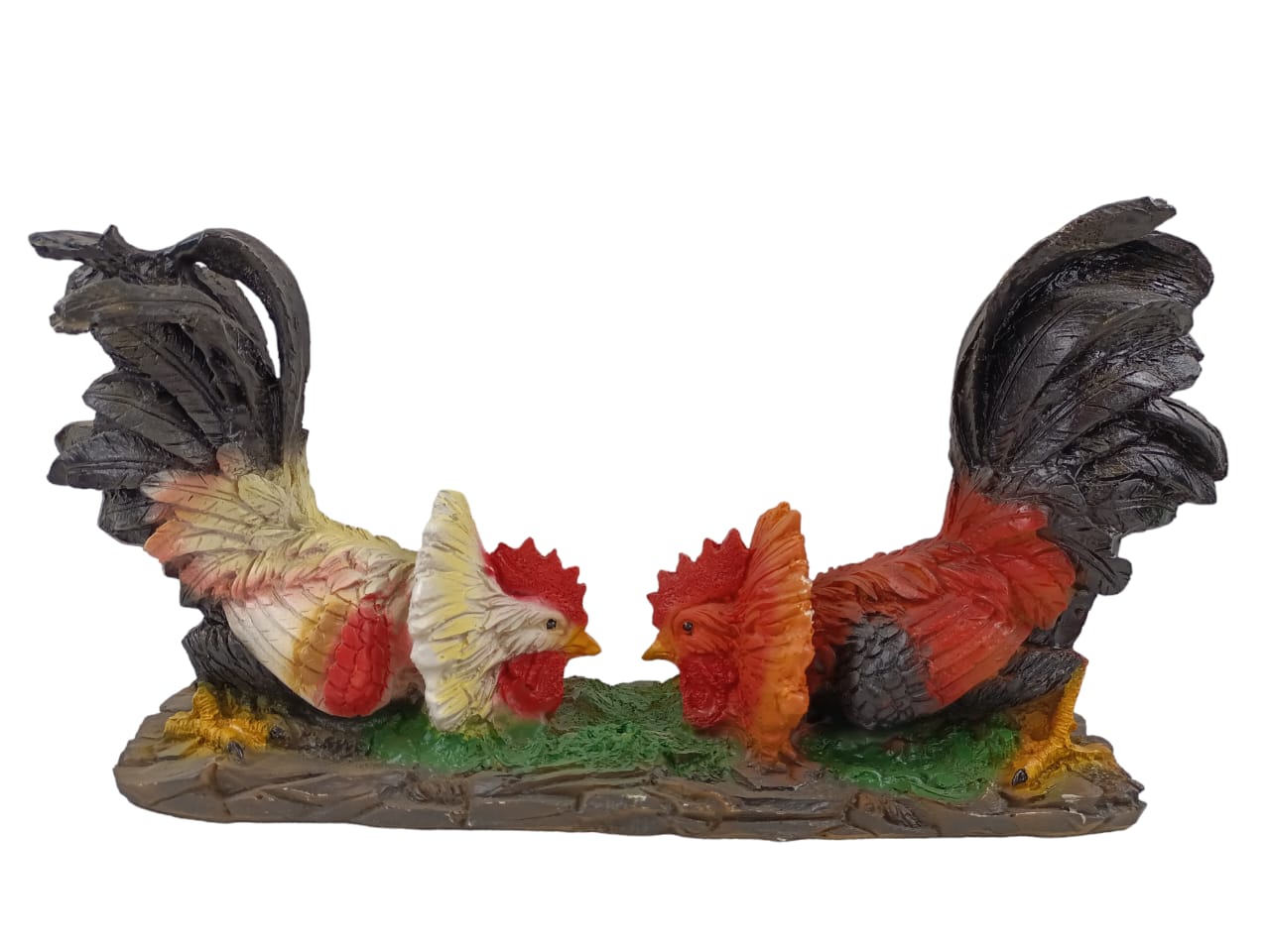 Pareja de Gallos Decorativos – Fuerza, Carácter y Espíritu de Victoria