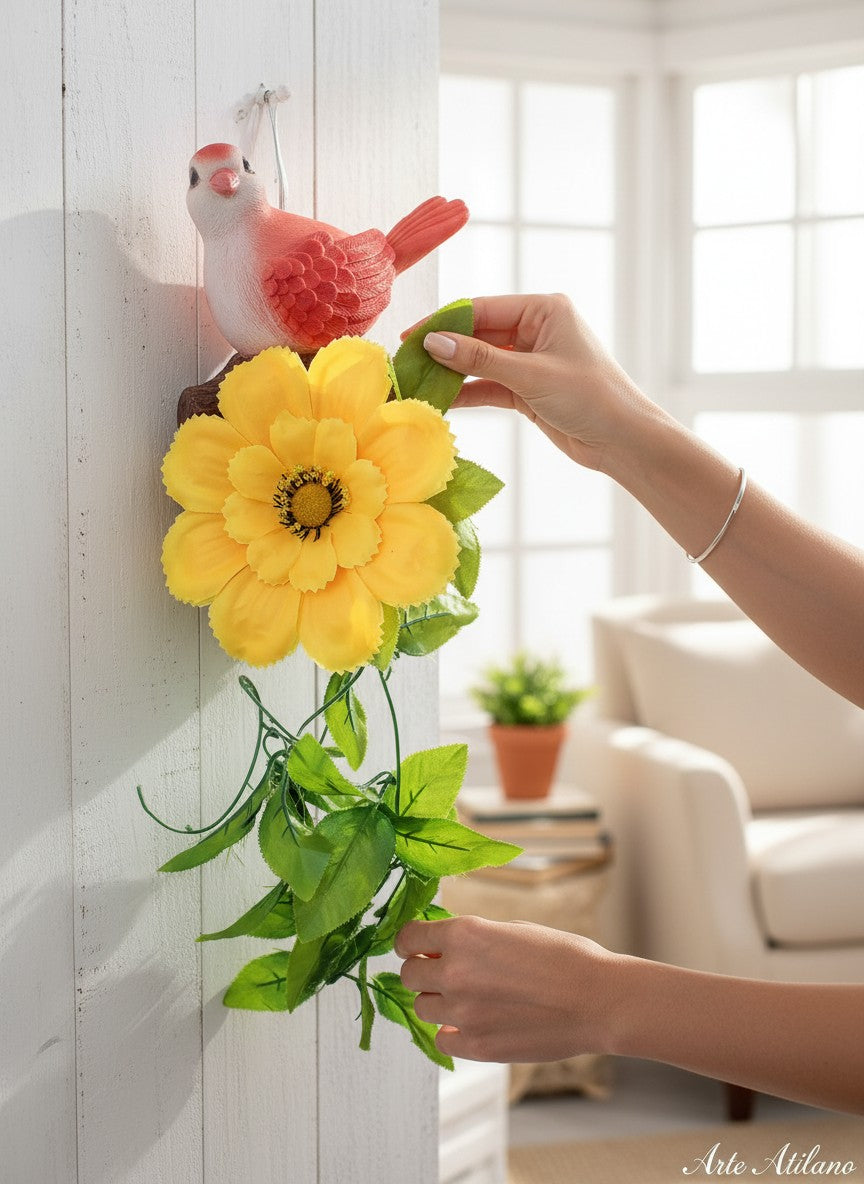 Paloma | Pajarero Colgante Decorativo – Naturaleza y Encanto en las Alturas
