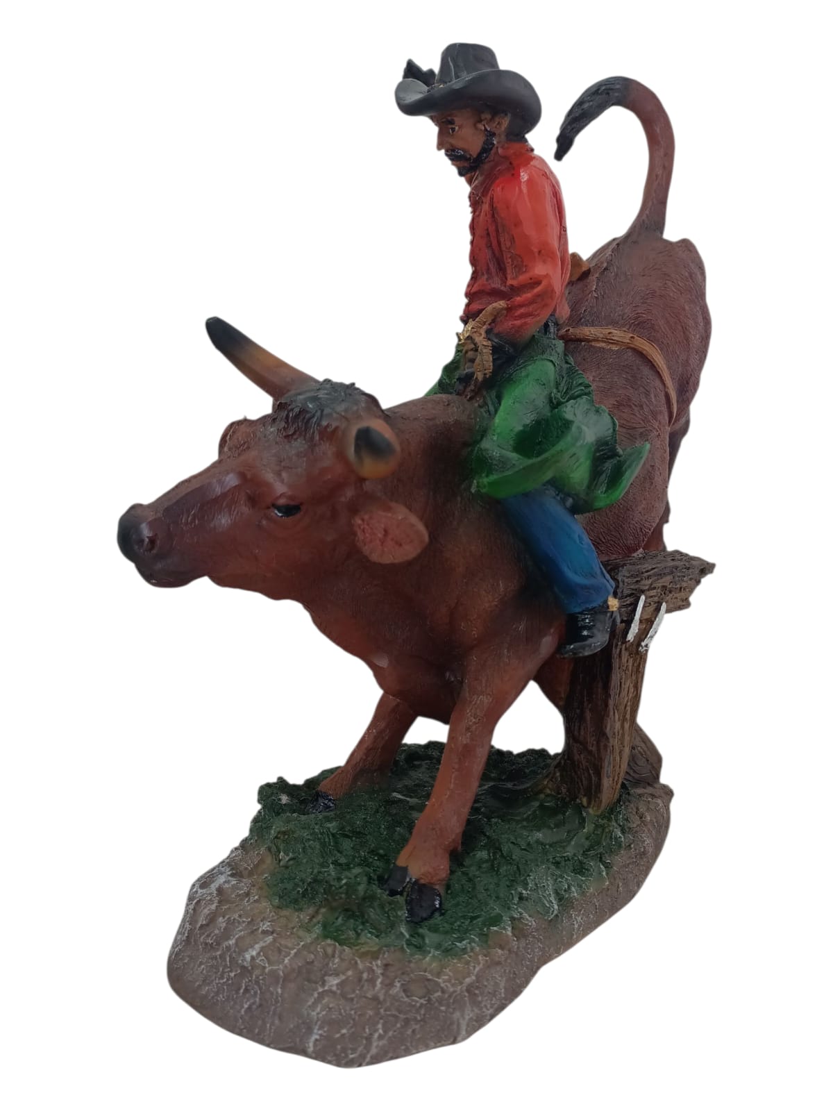 Jinete Toro Cowboy – Espíritu Libre del Oeste en Movimiento