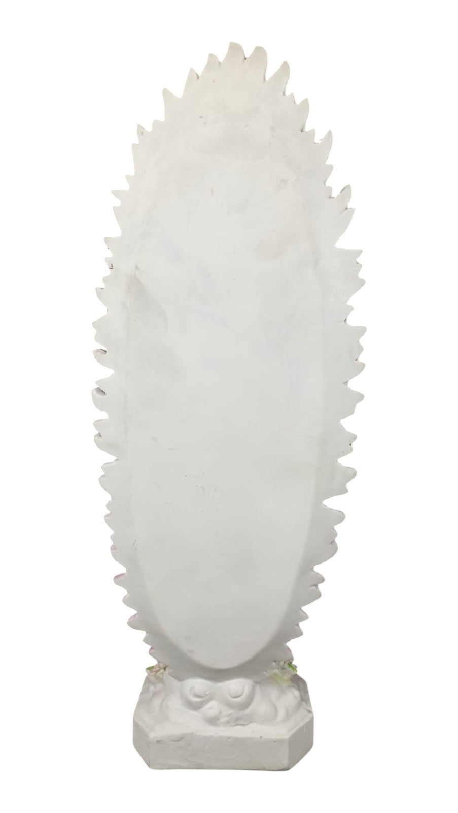 Figura Religiosa Artesanal, Imagen Católica Grande, Virgen de Guadalupe 45 cm, Escultura para Altar