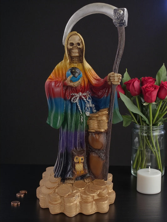 Escultura de la Santa muerte | 7 Potencias |