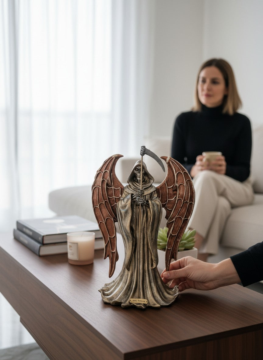 Figura Dualidad de la Vida y la Muerte | Luz y Oscuridad.
