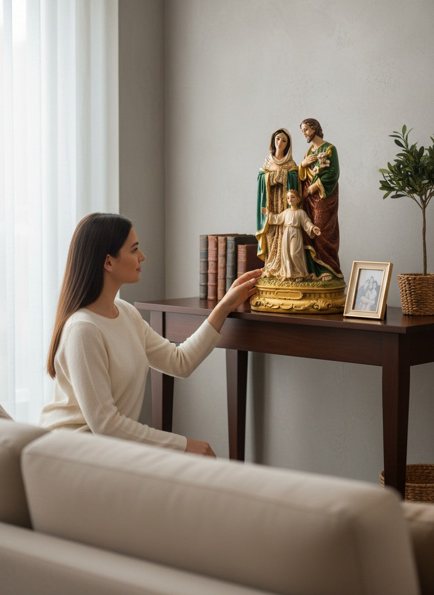 Sagrada Familia 30 cm – Amor, Unión y Bendición para tu Hogar