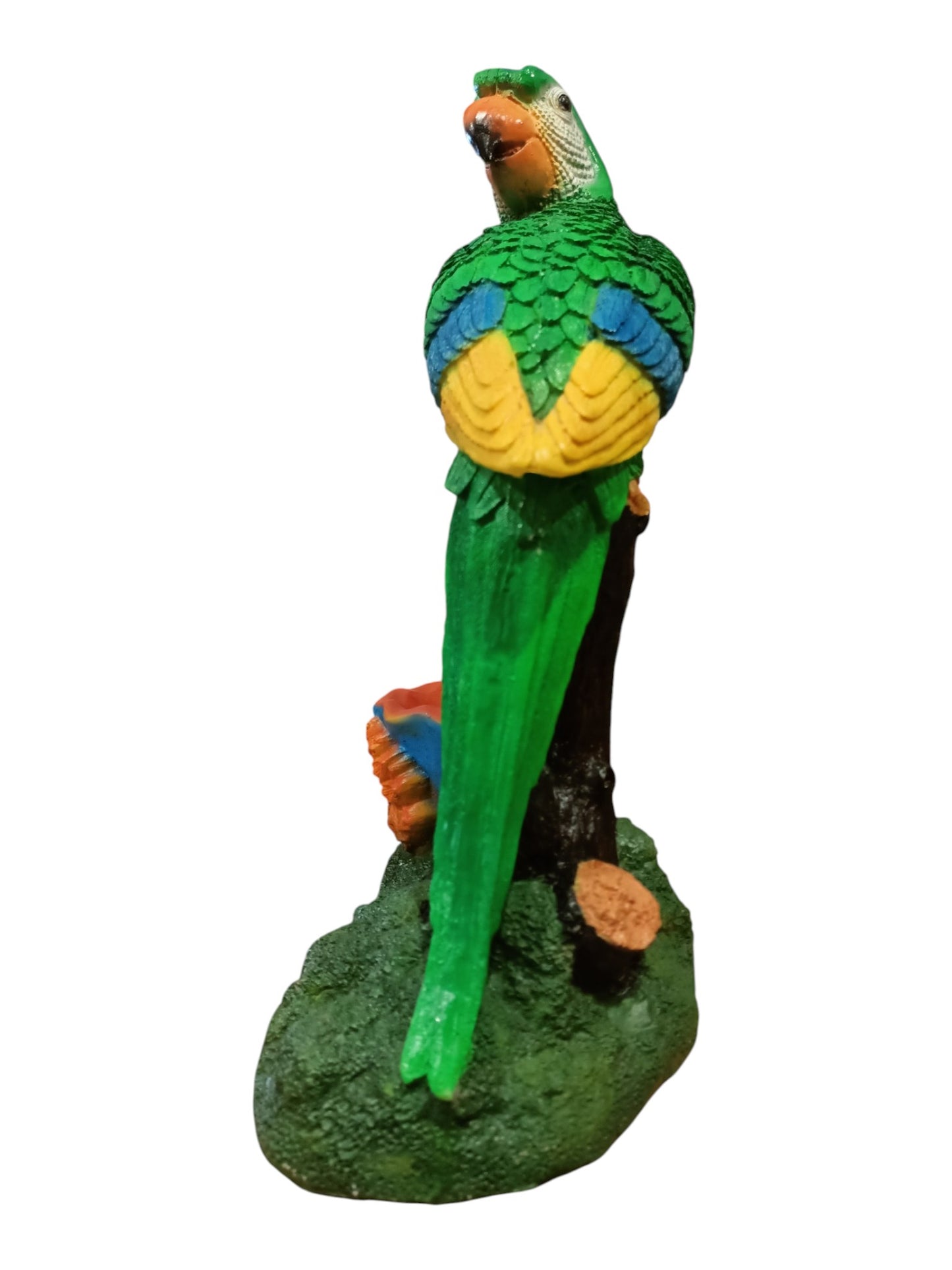 Figura escultura decorativa para jardín - Maceta guacamaya decoracion de anterior - Maceta para suculentas