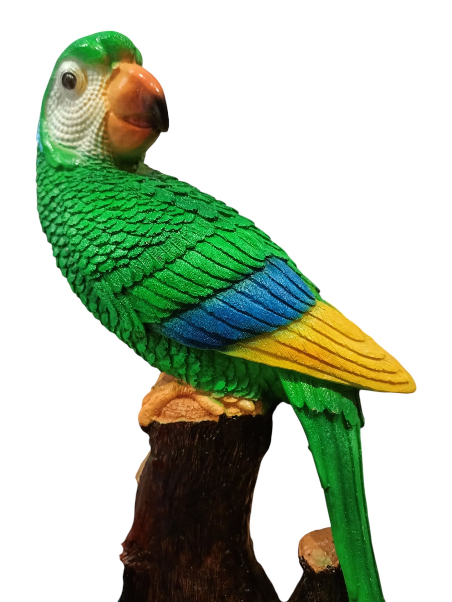 Figura escultura decorativa para jardín - Maceta guacamaya decoracion de anterior - Maceta para suculentas
