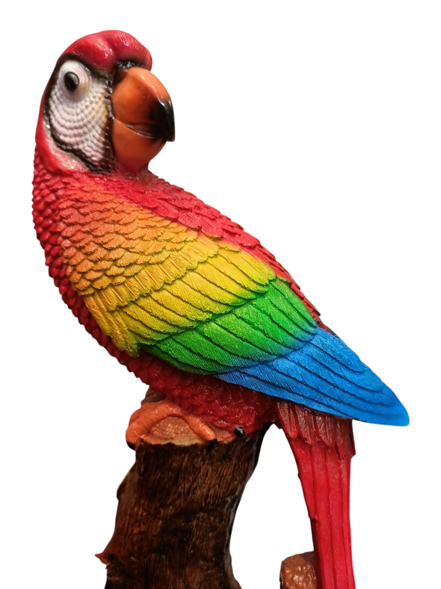 Figura escultura decorativa para jardín - Maceta guacamaya decoracion de anterior - Maceta para suculentas