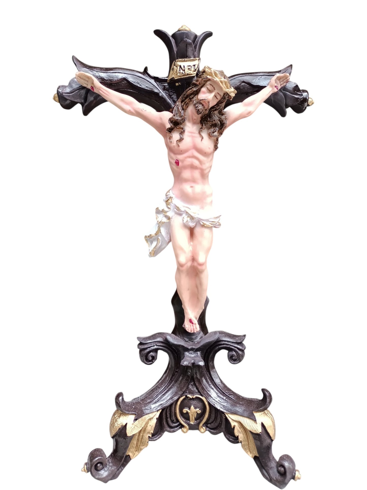 Cristo Crucificado – Amor, Sacrificio y Protección Divina (42 cm)